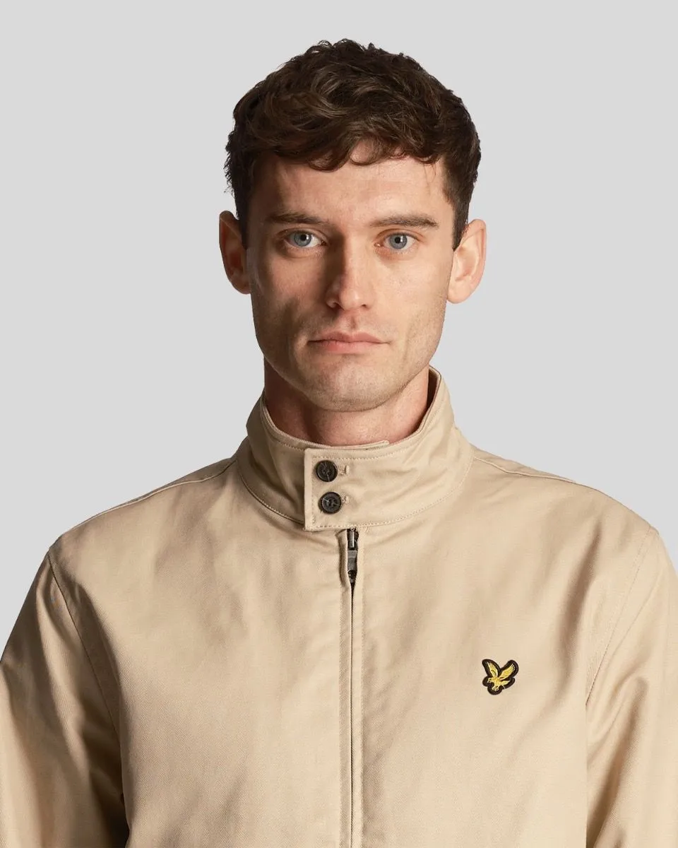 Lyle & Scott Harrington Casual Cotton Jacket in Stone Color