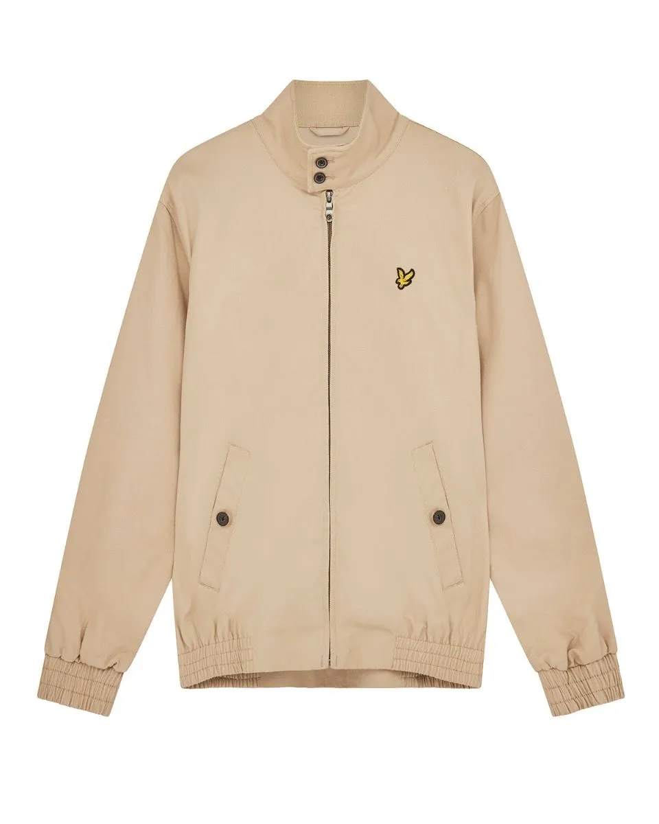 Lyle & Scott Harrington Casual Cotton Jacket in Stone Color