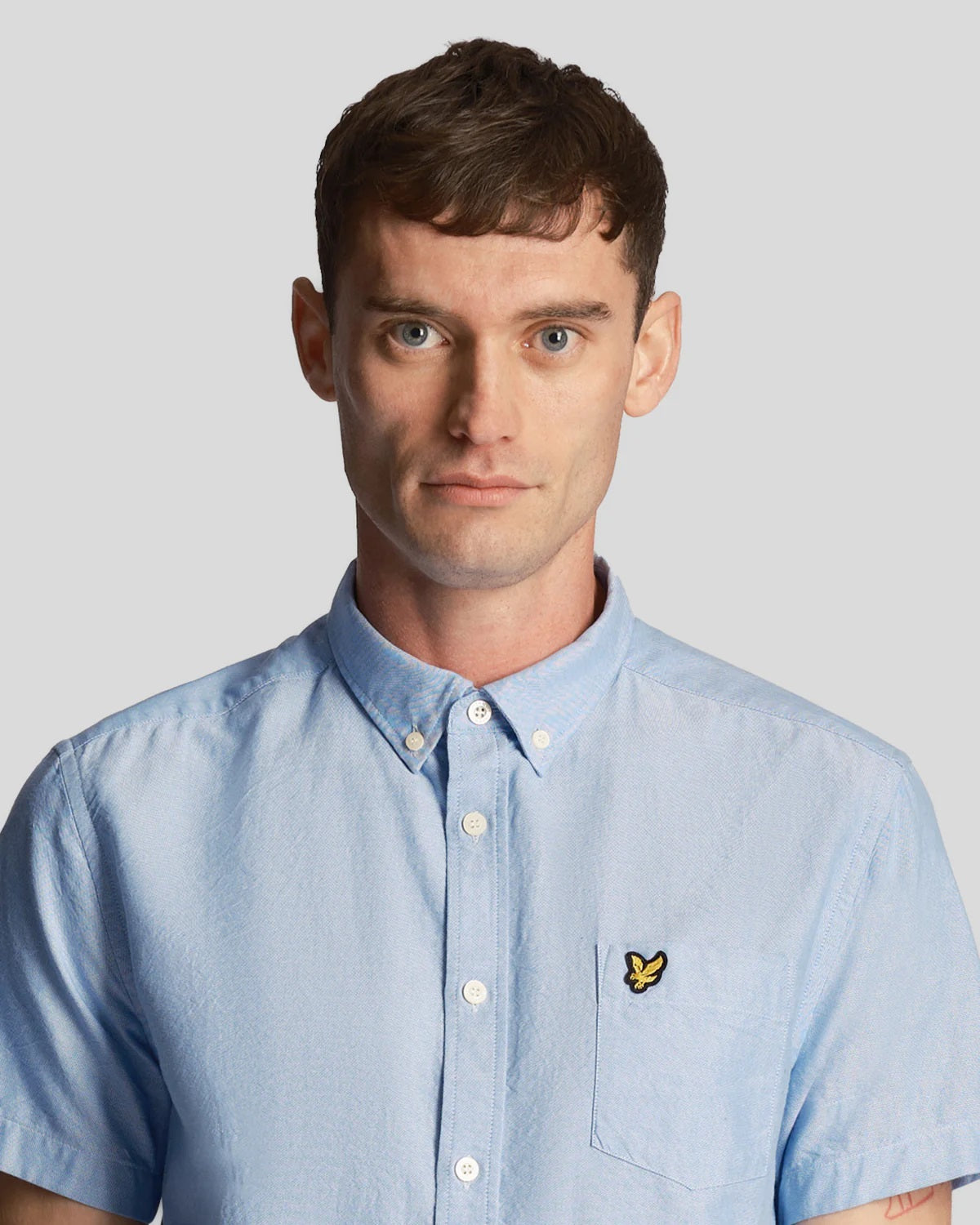 Lyle & Scott Men's Oxford Shirt - Short Sleeve