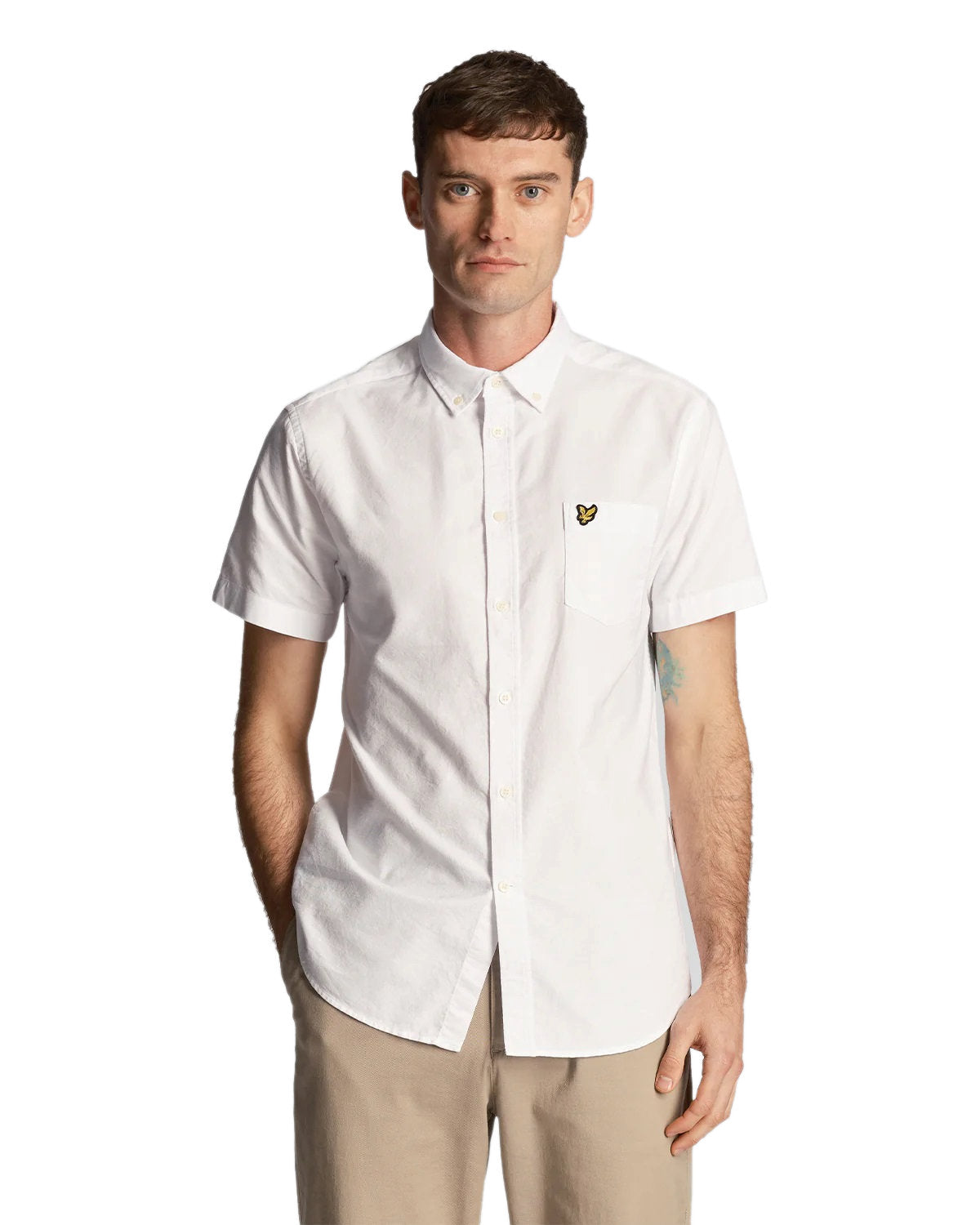 Lyle & Scott Men's Oxford Shirt - Short Sleeve