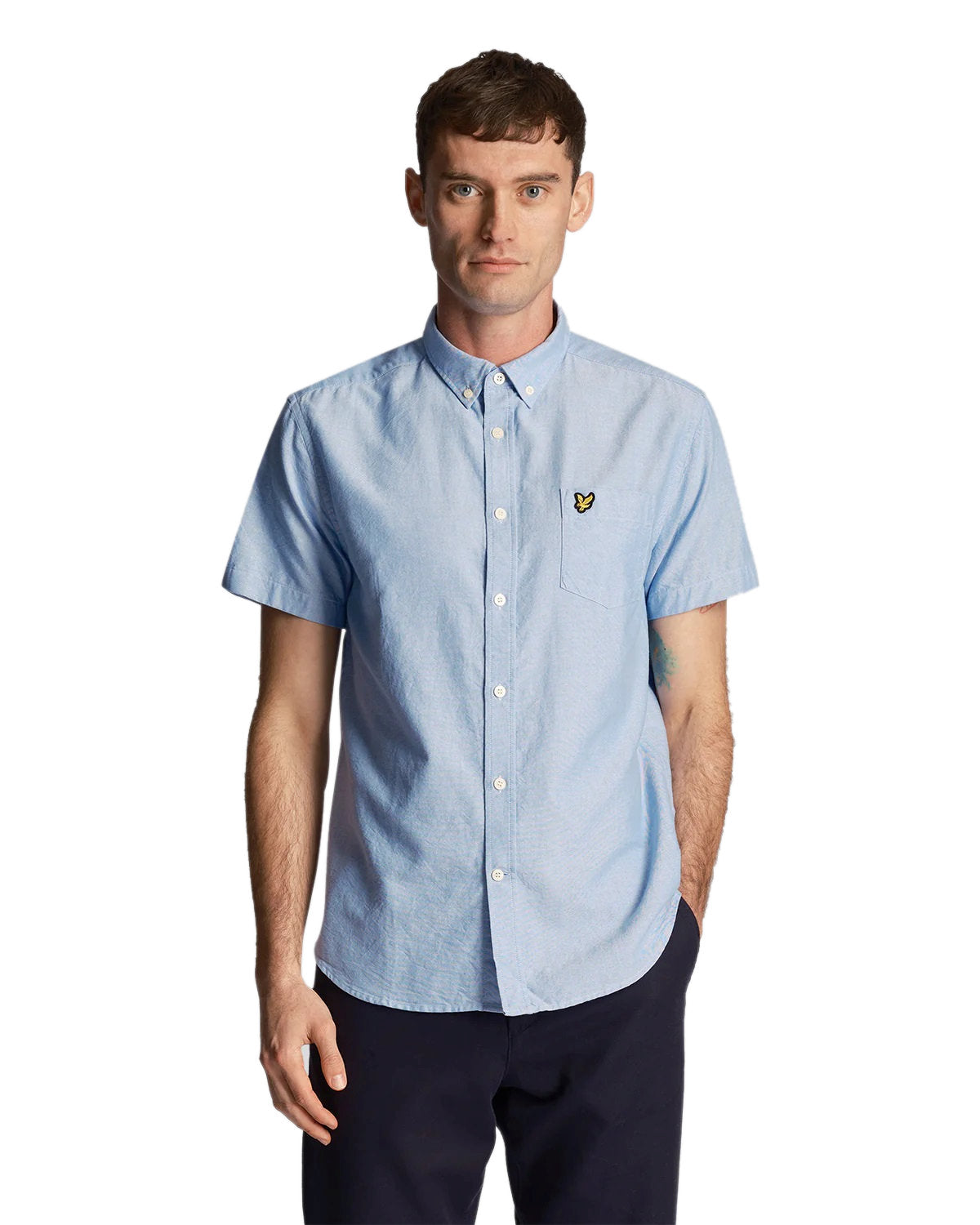 Lyle & Scott Men's Oxford Shirt - Short Sleeve