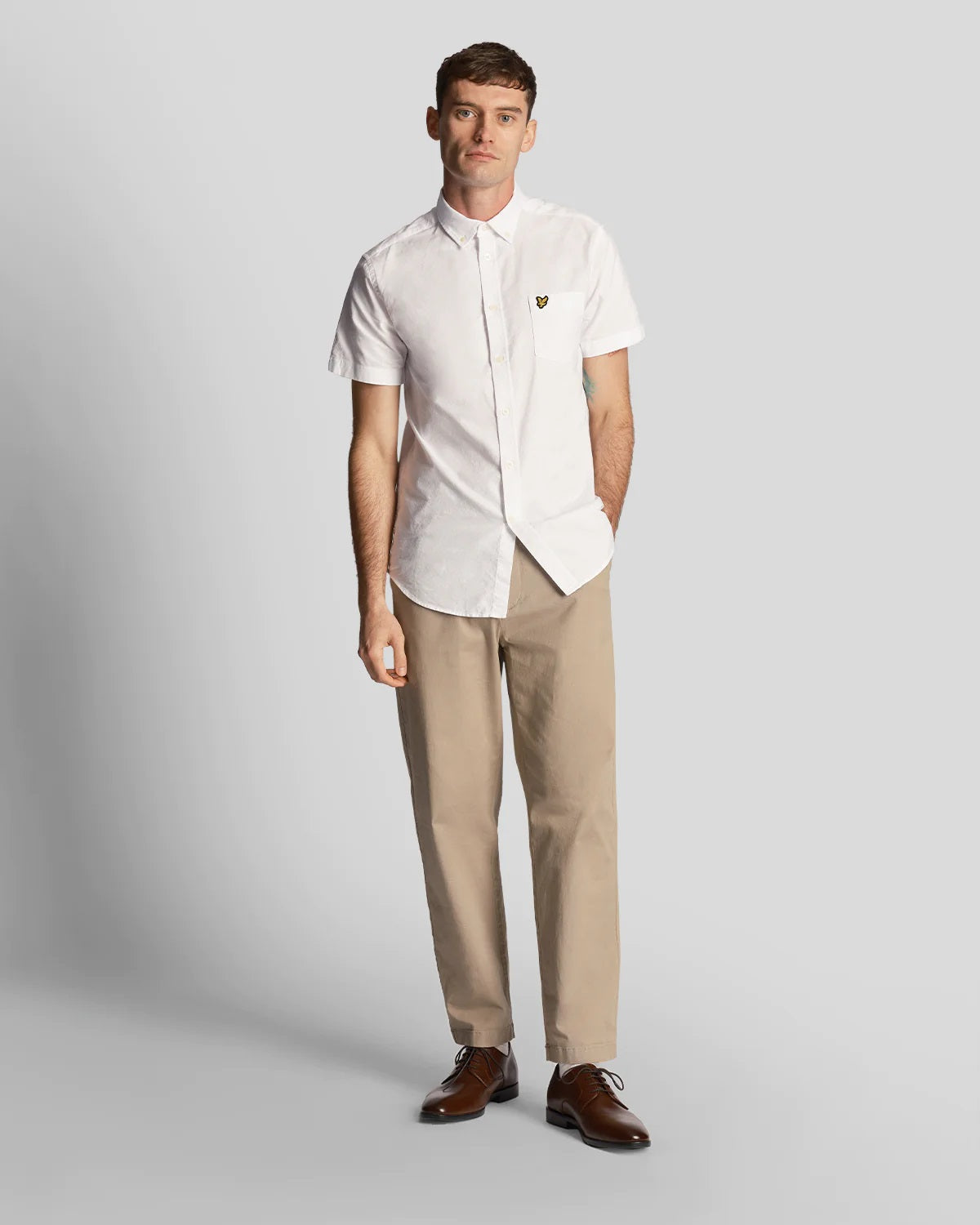 Lyle & Scott Men's Oxford Shirt - Short Sleeve