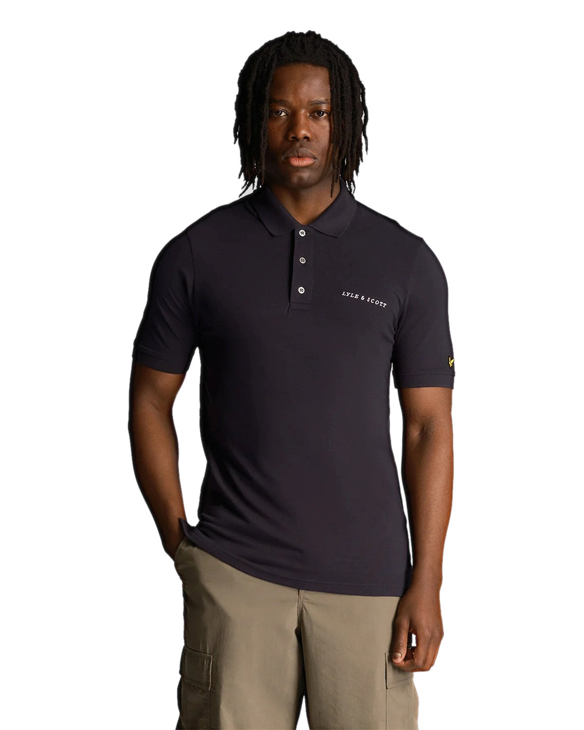 Lyle & Scott Men's Polo Shirt with Embroidery.