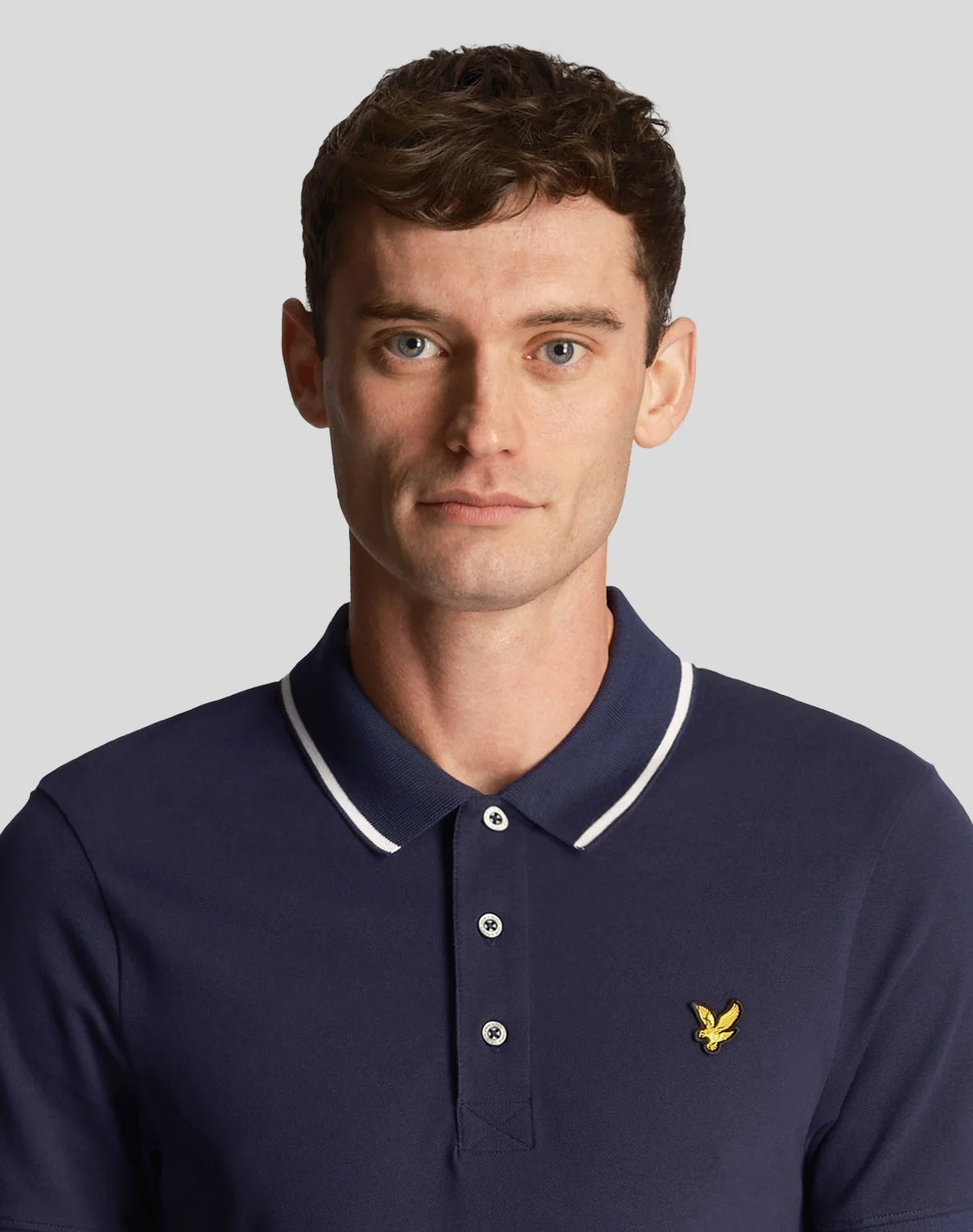 Lyle & Scott Men's Polo Shirt with Tipped Design