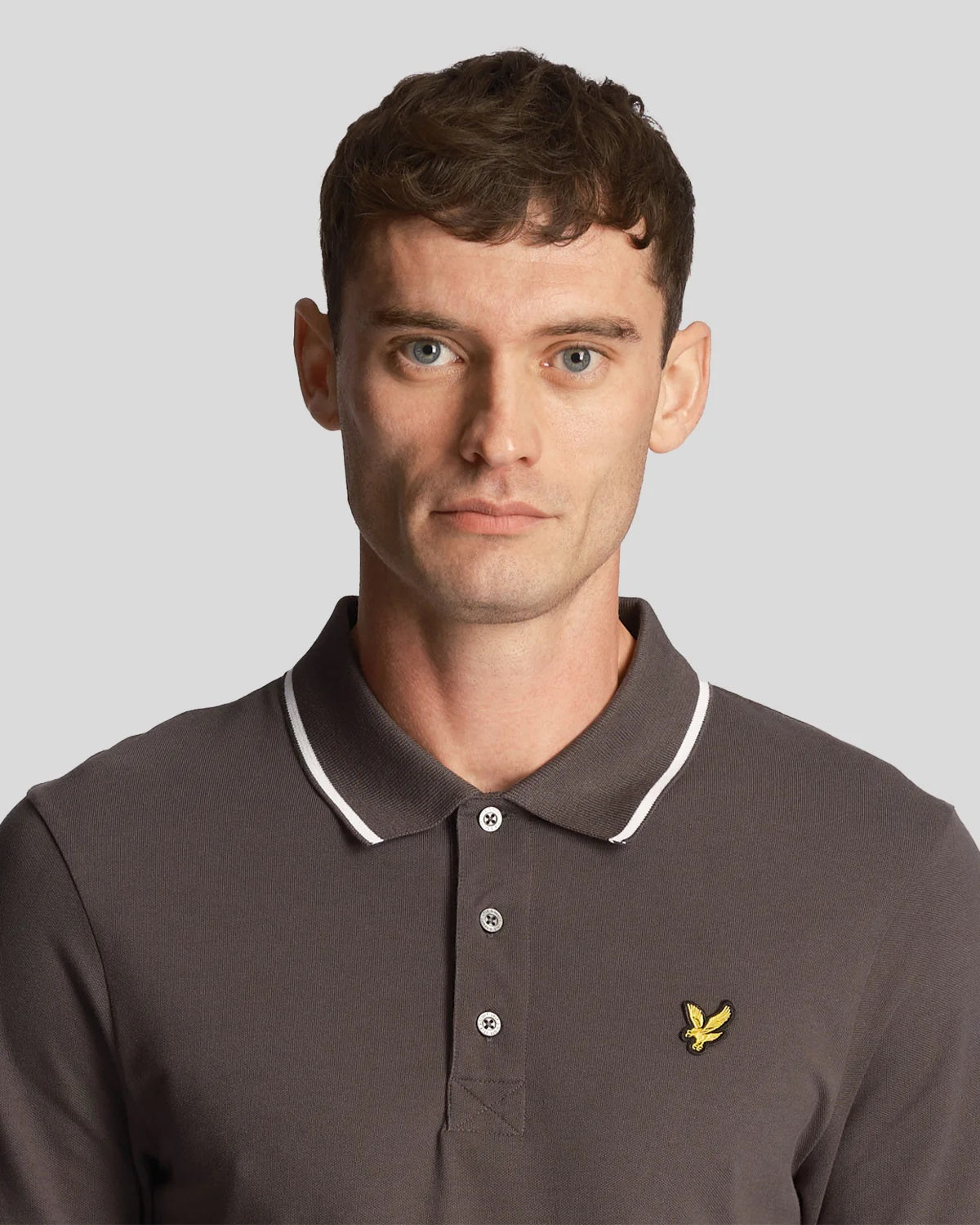 Lyle & Scott Men's Polo Shirt with Tipped Design