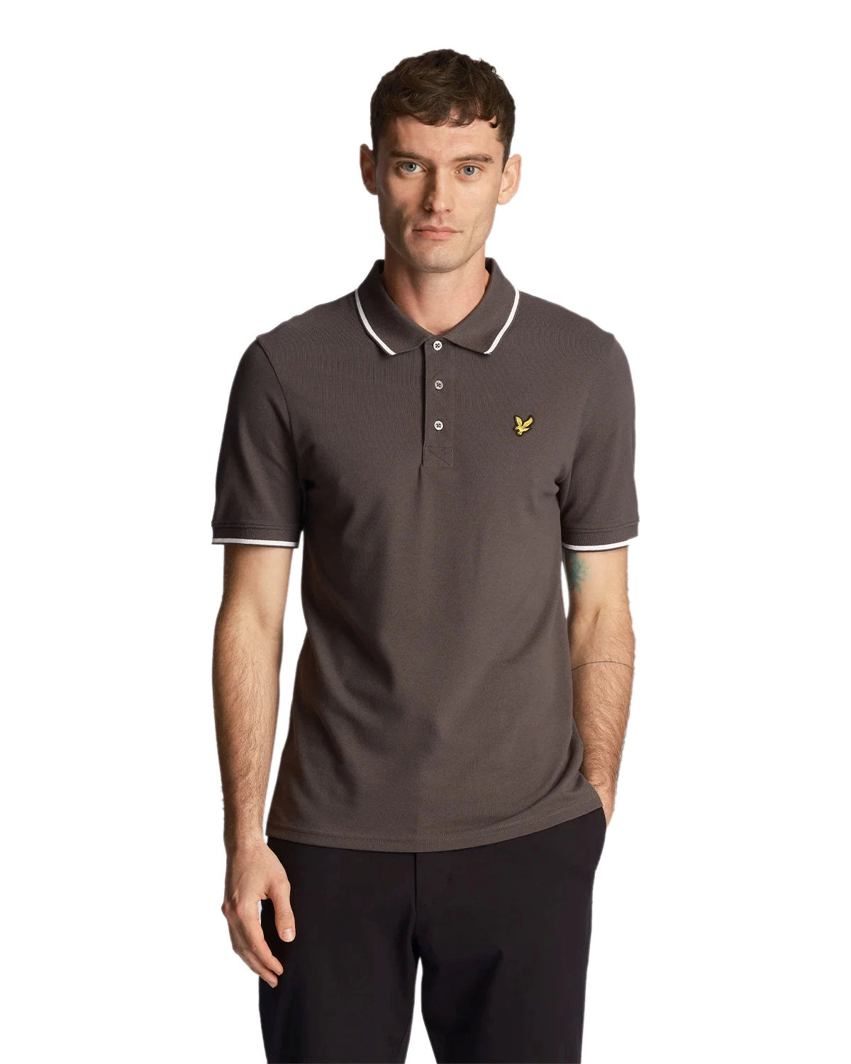 Lyle & Scott Men's Polo Shirt with Tipped Design