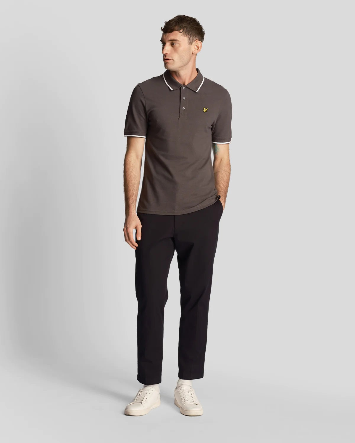 Lyle & Scott Men's Polo Shirt with Tipped Design