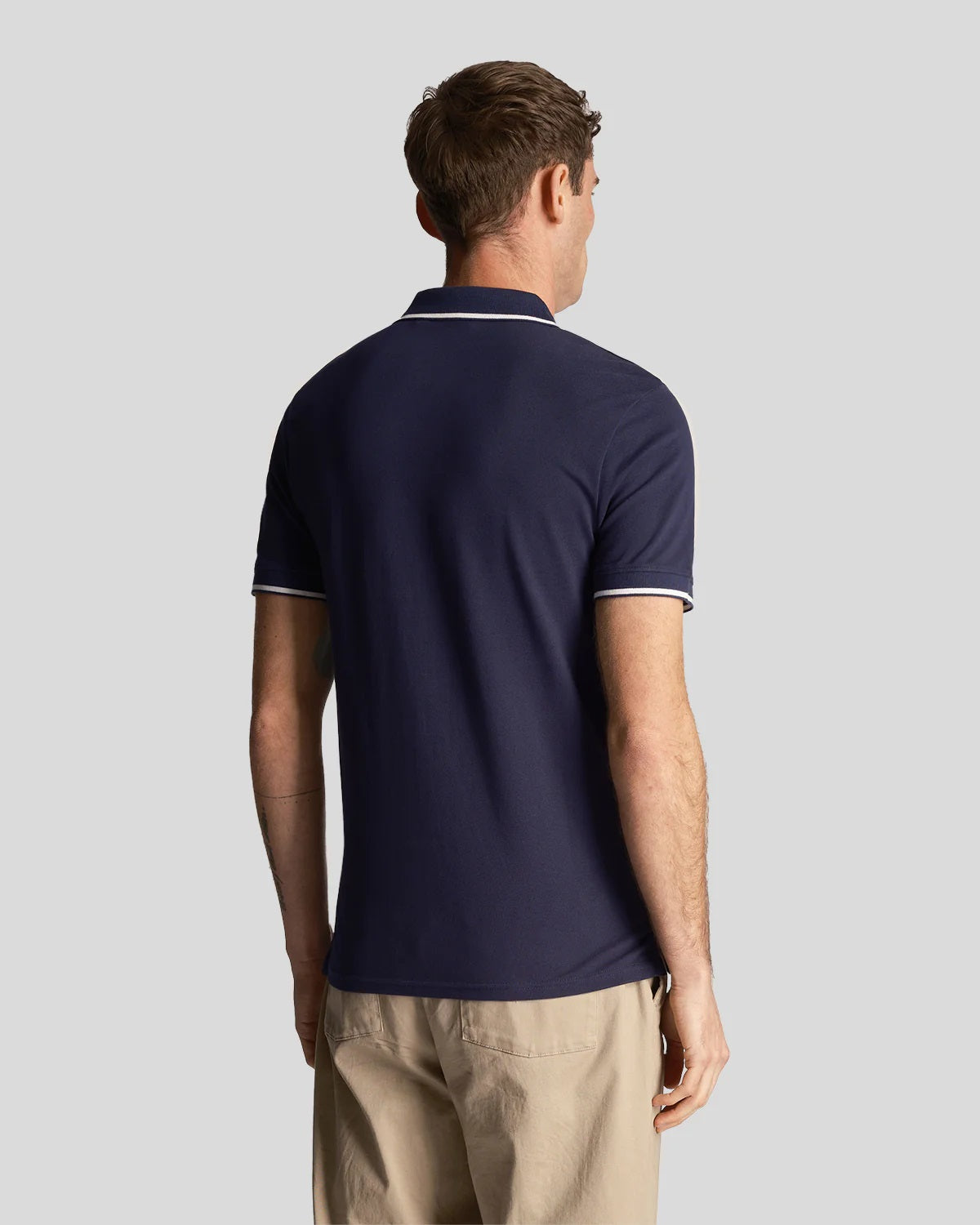 Lyle & Scott Men's Polo Shirt with Tipped Design