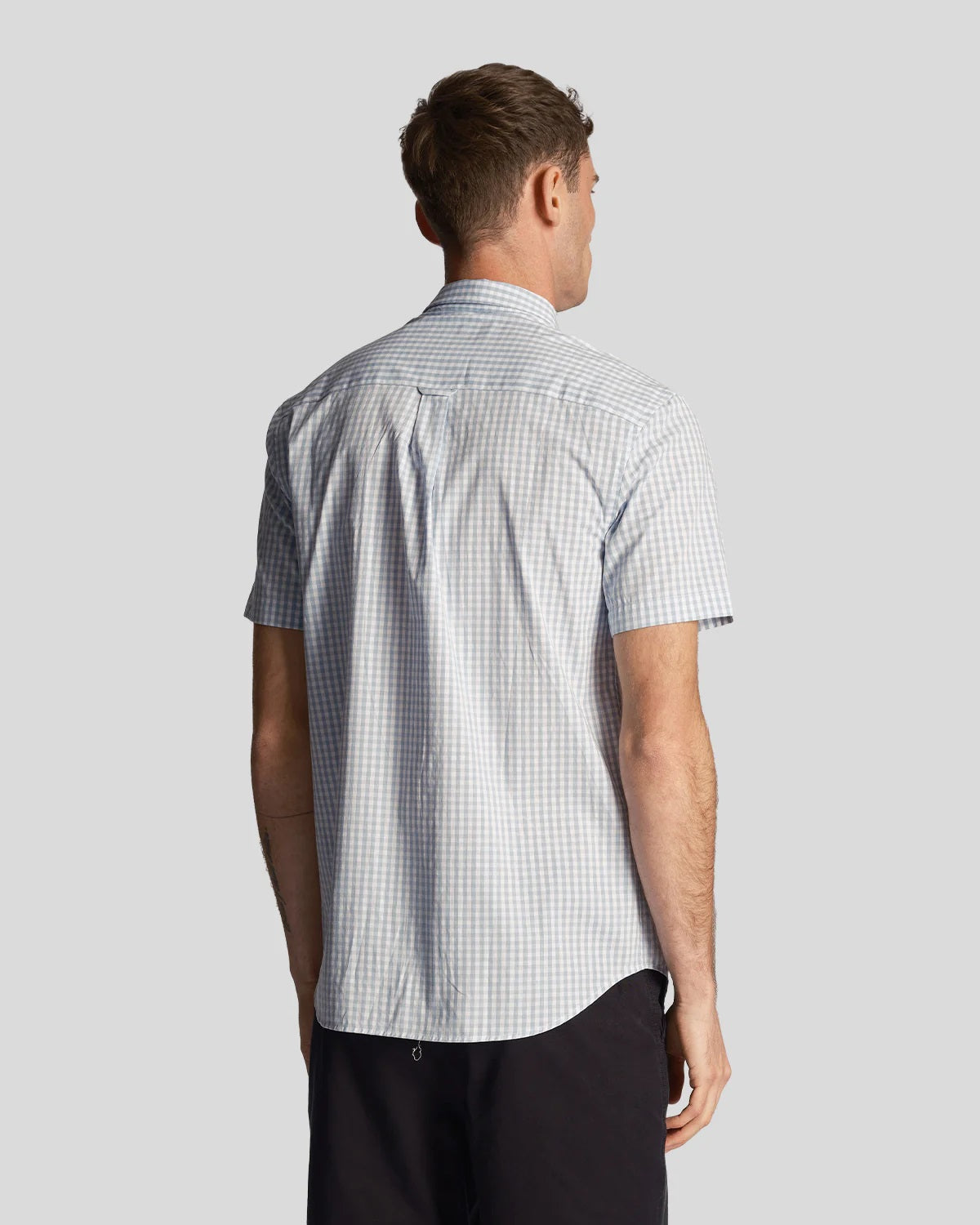 Lyle & Scott Men's Slim Fit Gingham Shirt - Short Sleeve - Shop Now