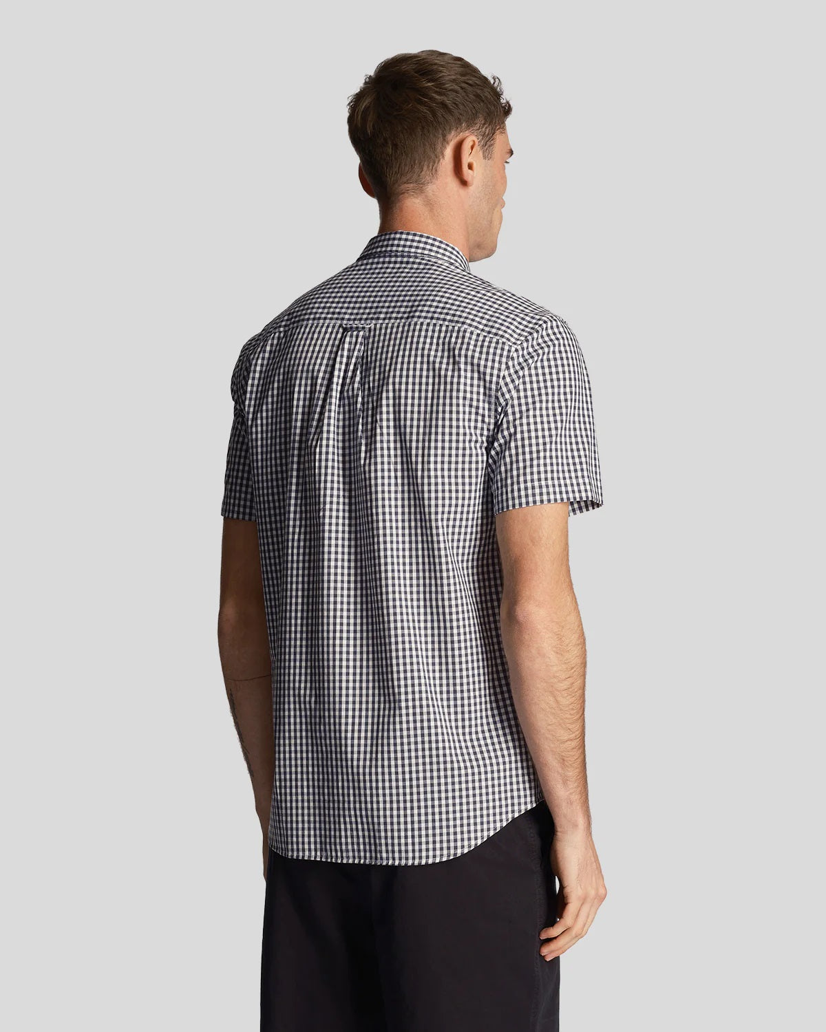 Lyle & Scott Men's Slim Fit Gingham Shirt - Short Sleeve - Shop Now