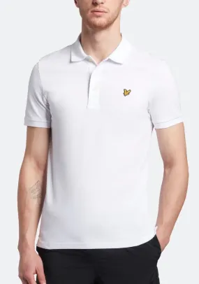 Lyle and Scott Casual Short Sleeve Polo Shirt White