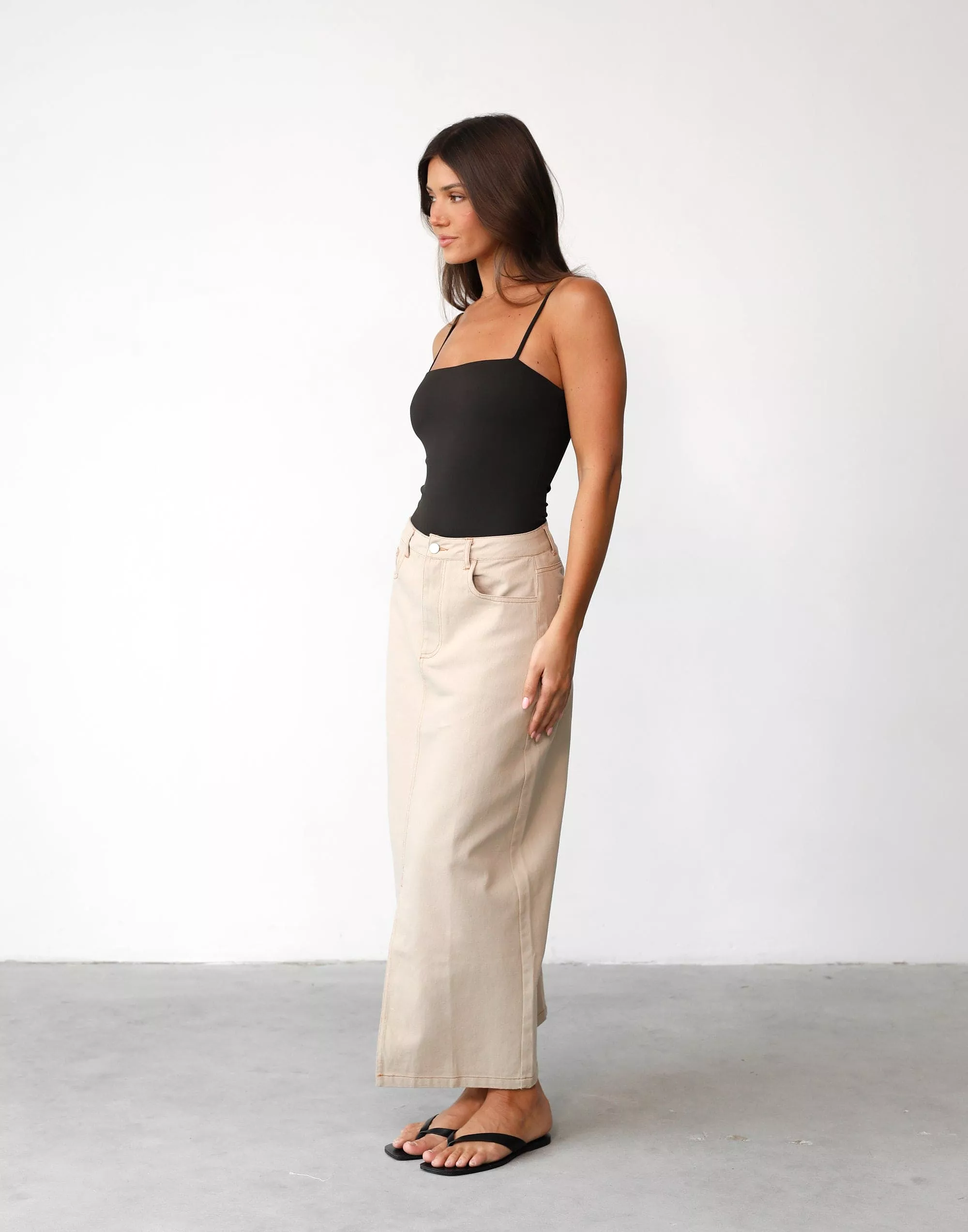 Maxi Skirt - Beige