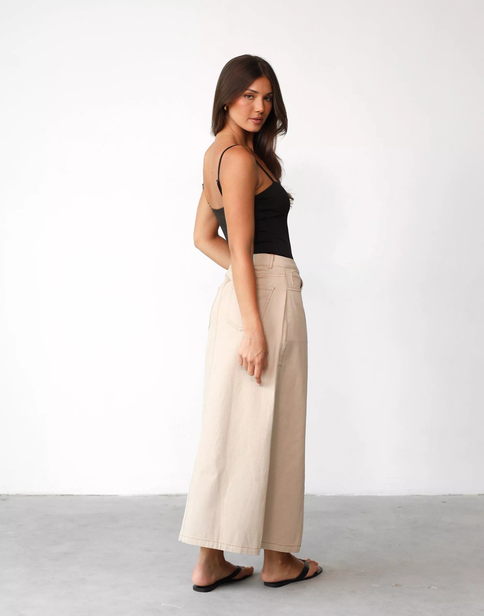 Maxi Skirt - Beige