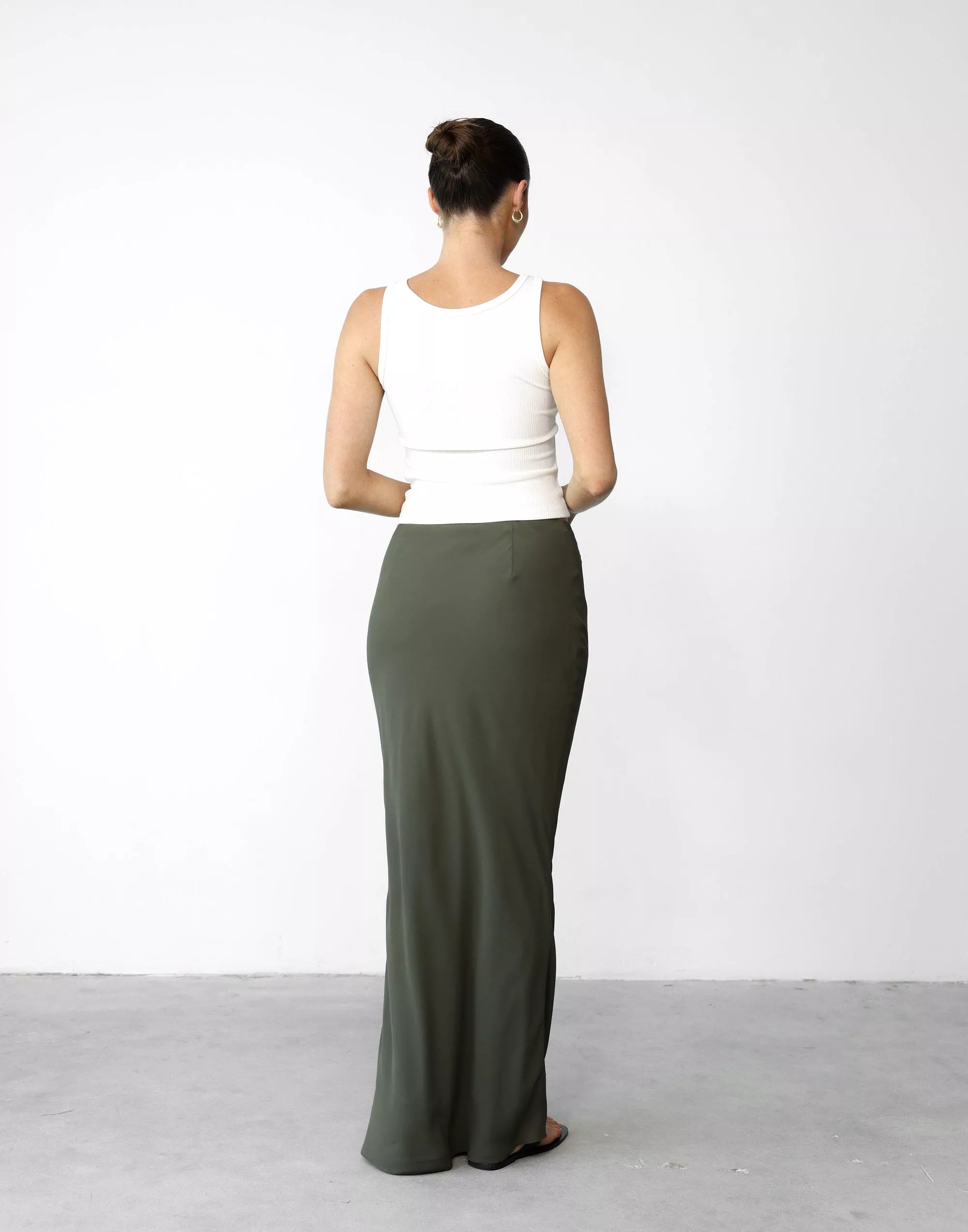 Maxi Skirt - Burnt Olive