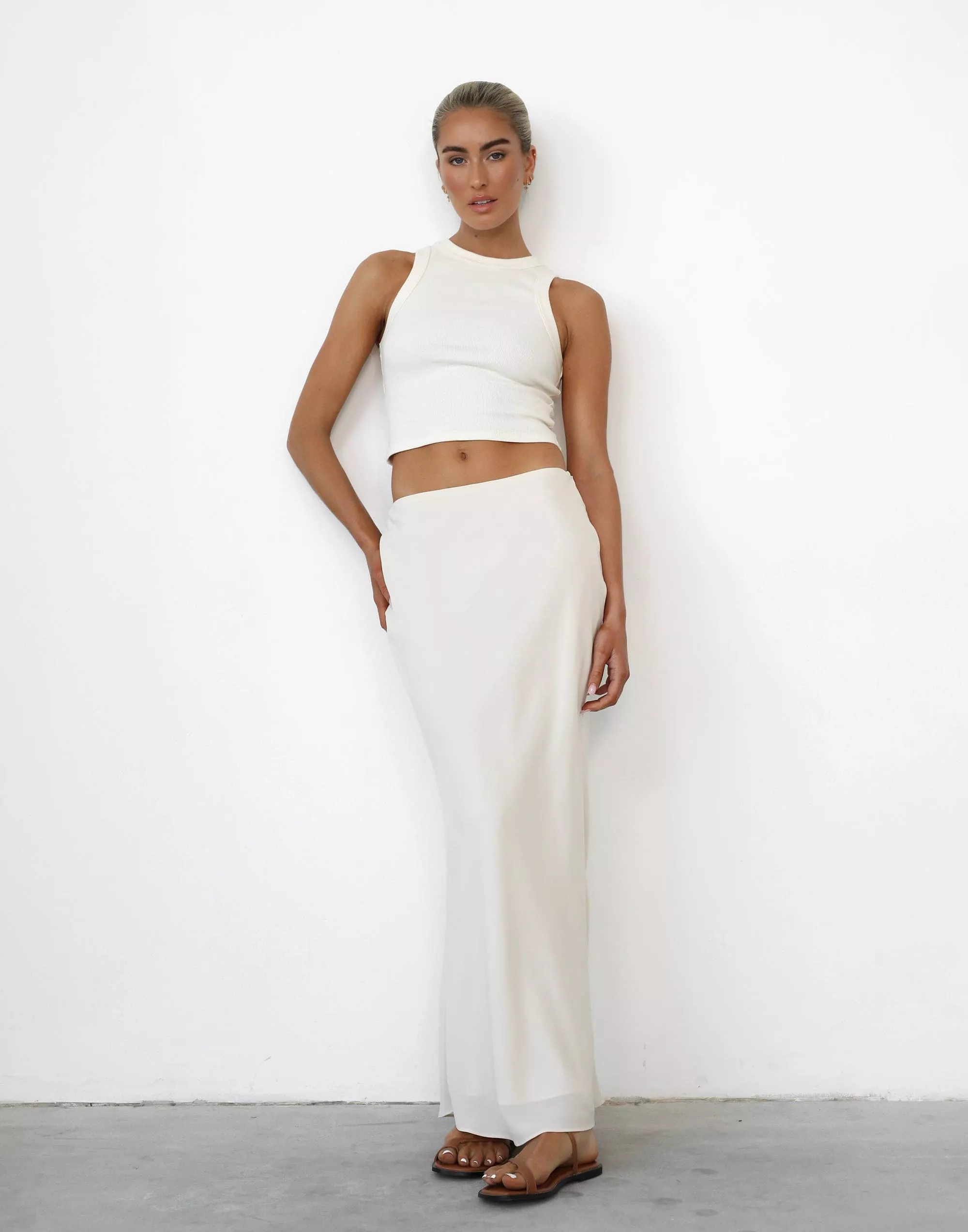 Maxi skirt Isla Oat