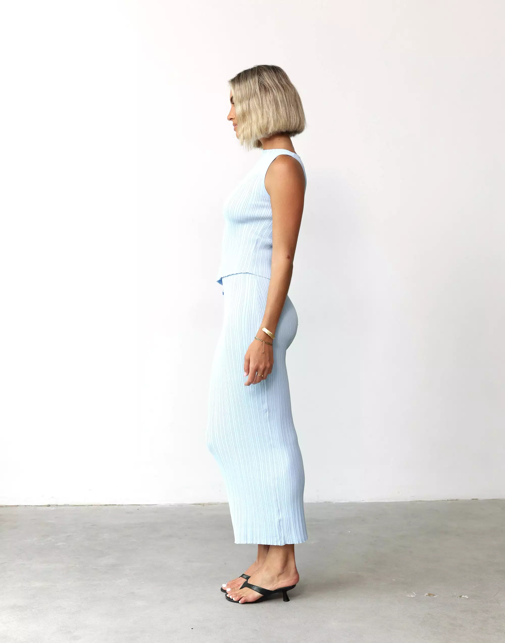 Maxi Skirt - Pale Blue