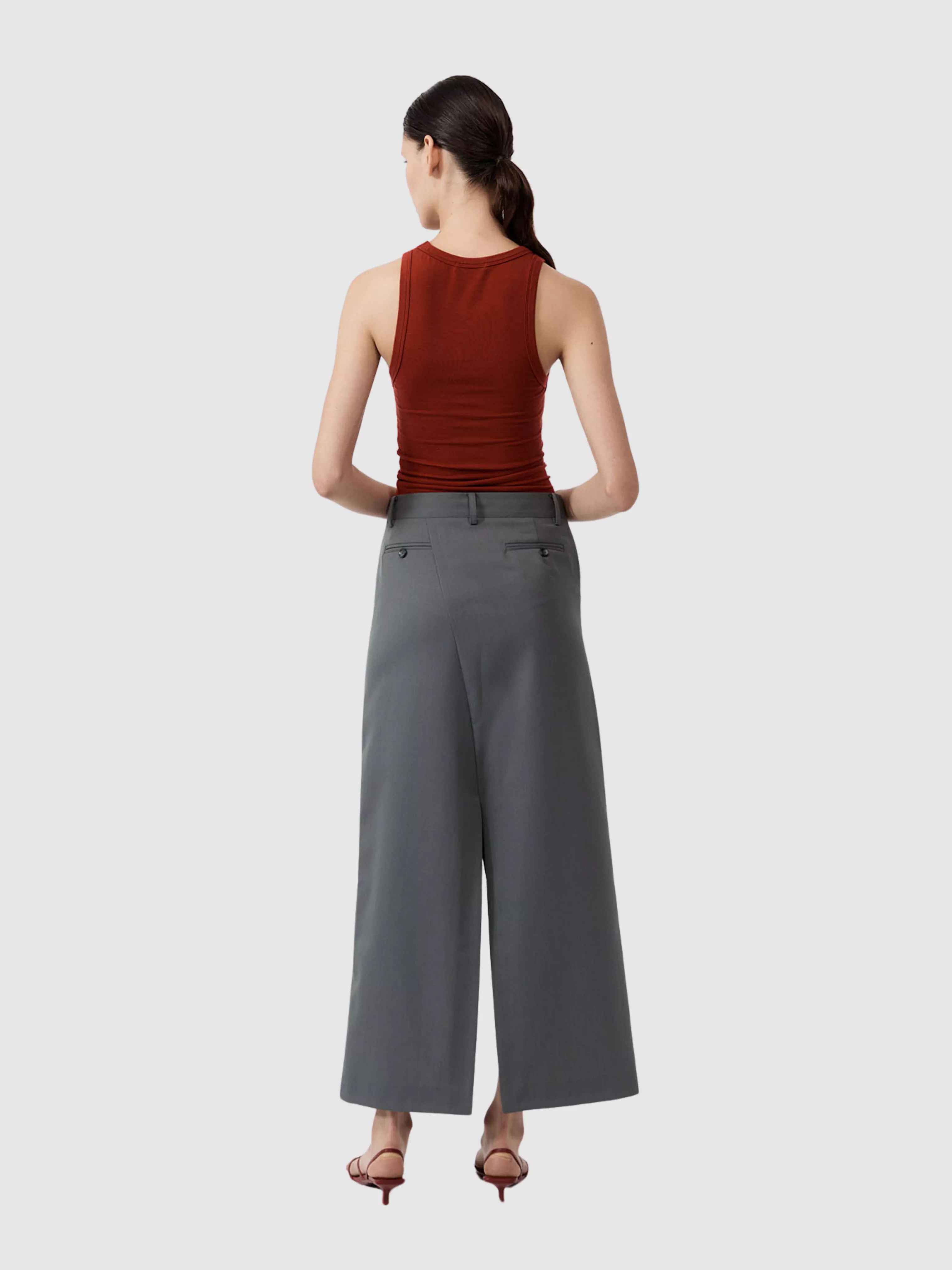 Maxi Skirt with Deconstructed Waist