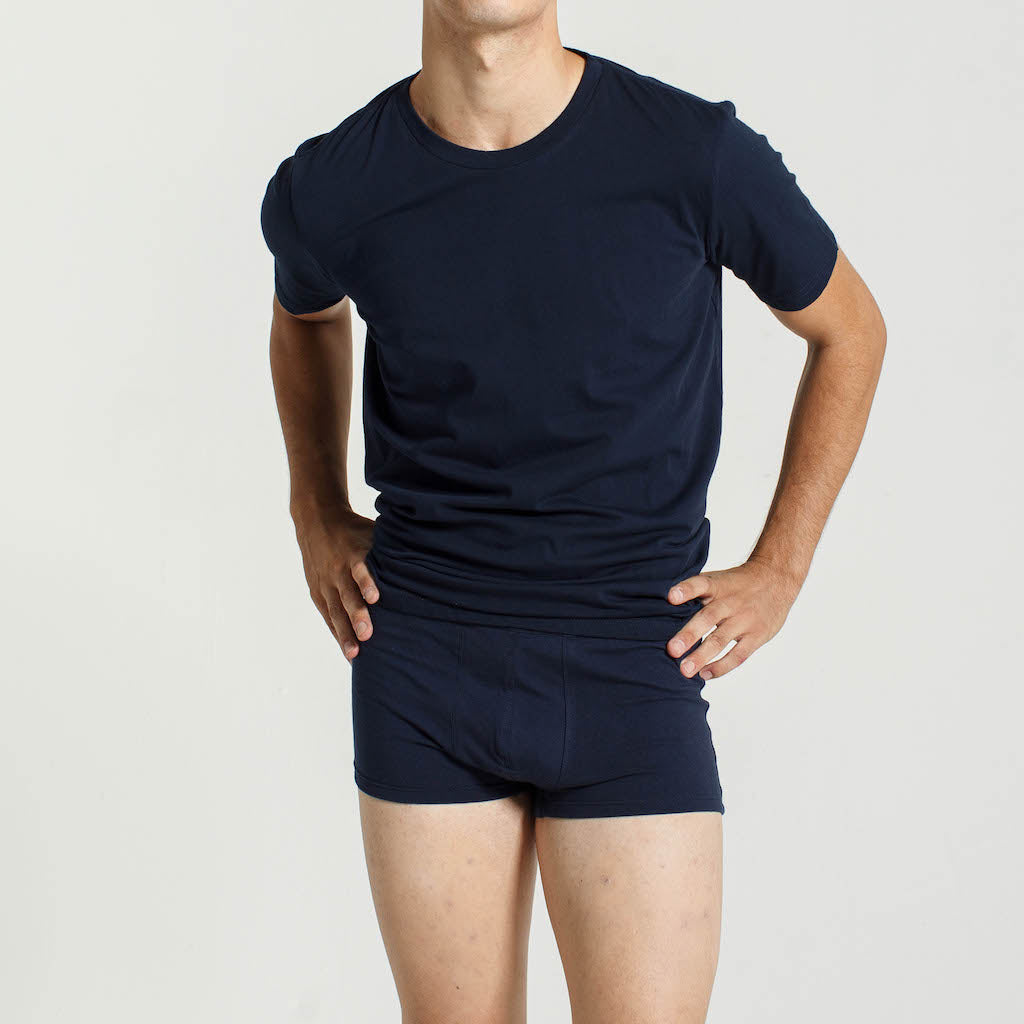 Mens Boxer Briefs Navy