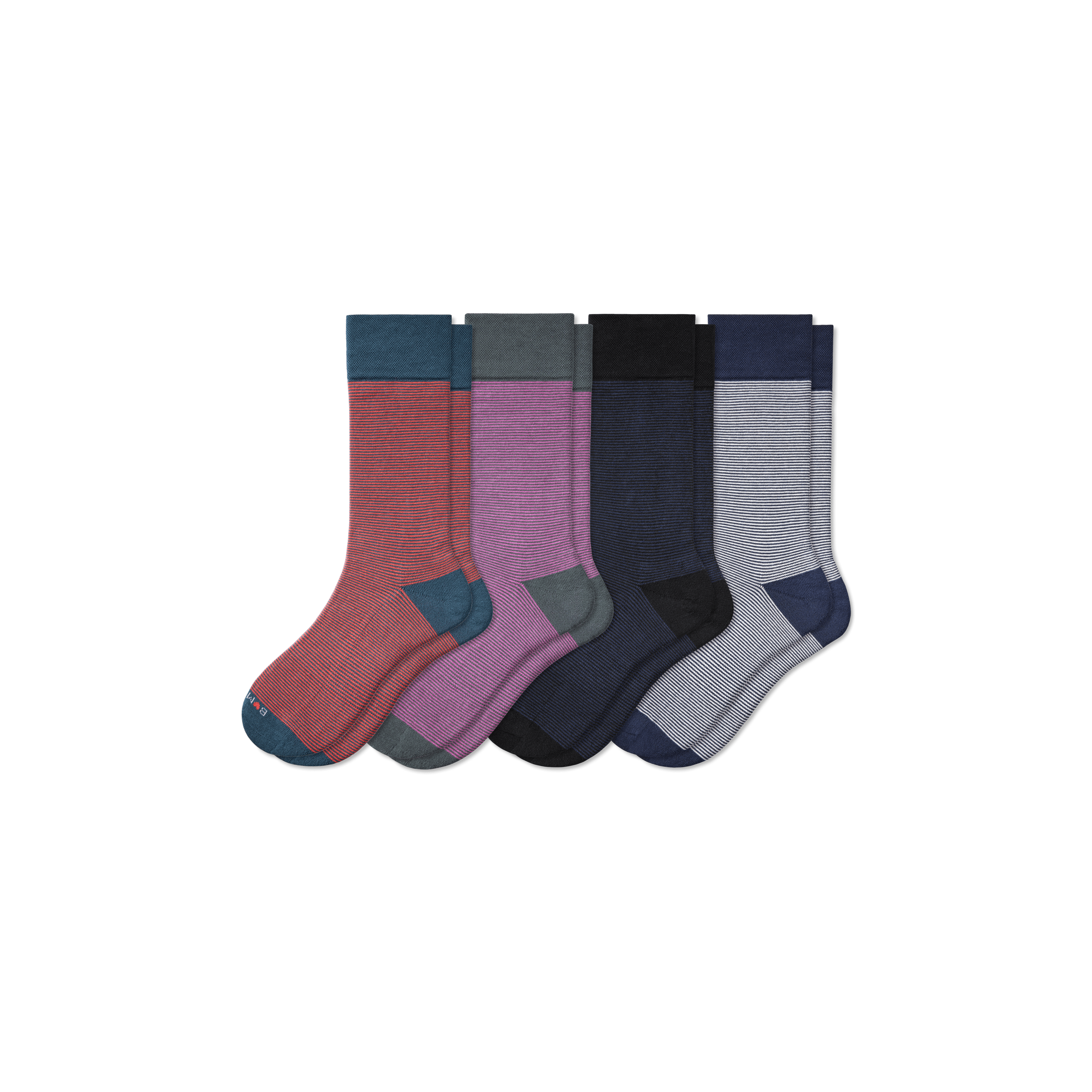 Men's Dress Calf Socks 4-Pack