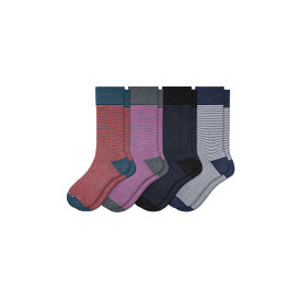 Men's Dress Calf Socks 4-Pack