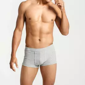 Men's Grey Marle Boxer Briefs.