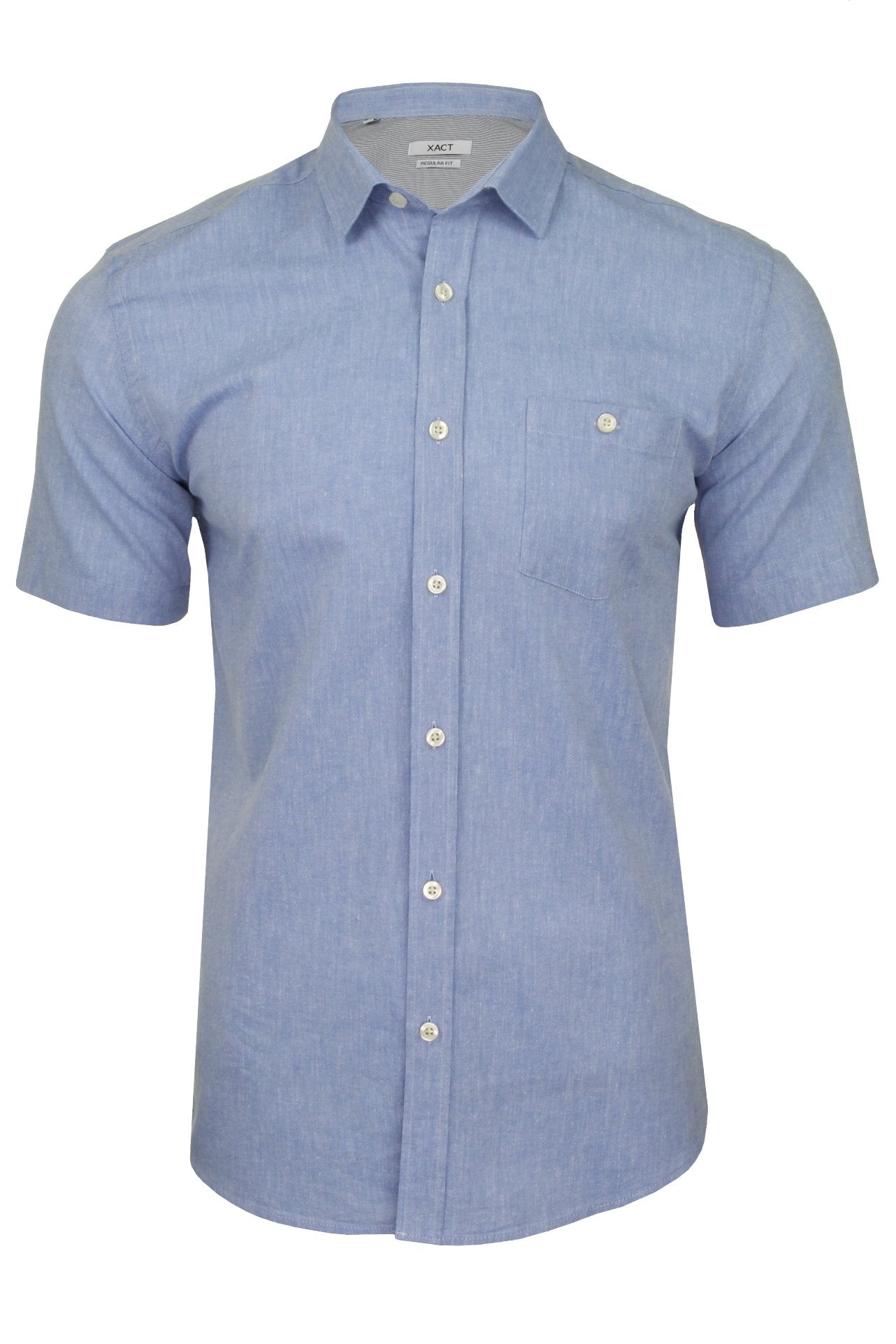 Men's Linen Shirt - Short Sleeve | Xact Clothing