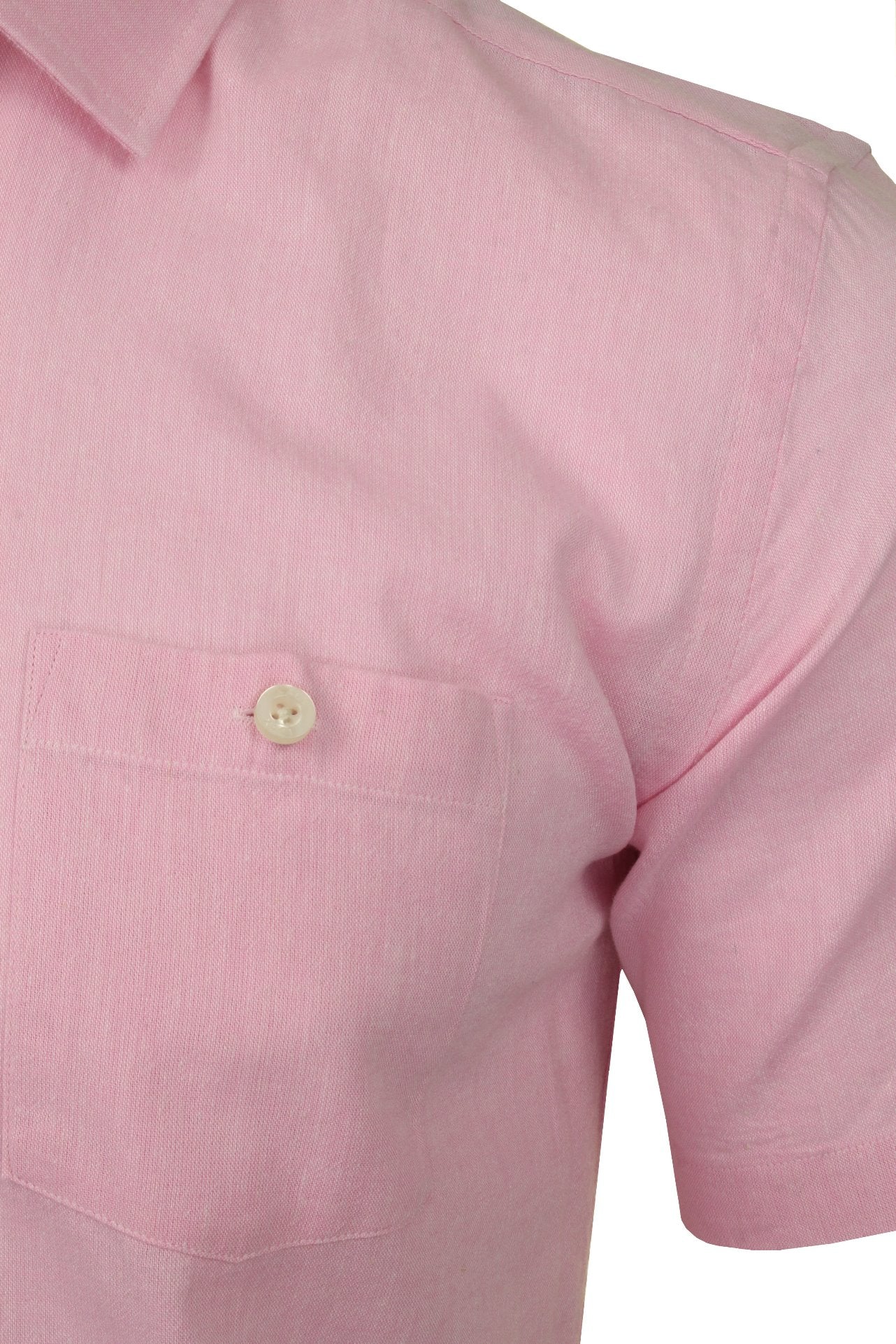 Men's Linen Shirt - Short Sleeve | Xact Clothing