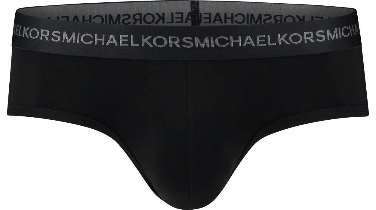 Mens Michael Kors Stretch Factor Basic Logo Briefs - 3 Pack