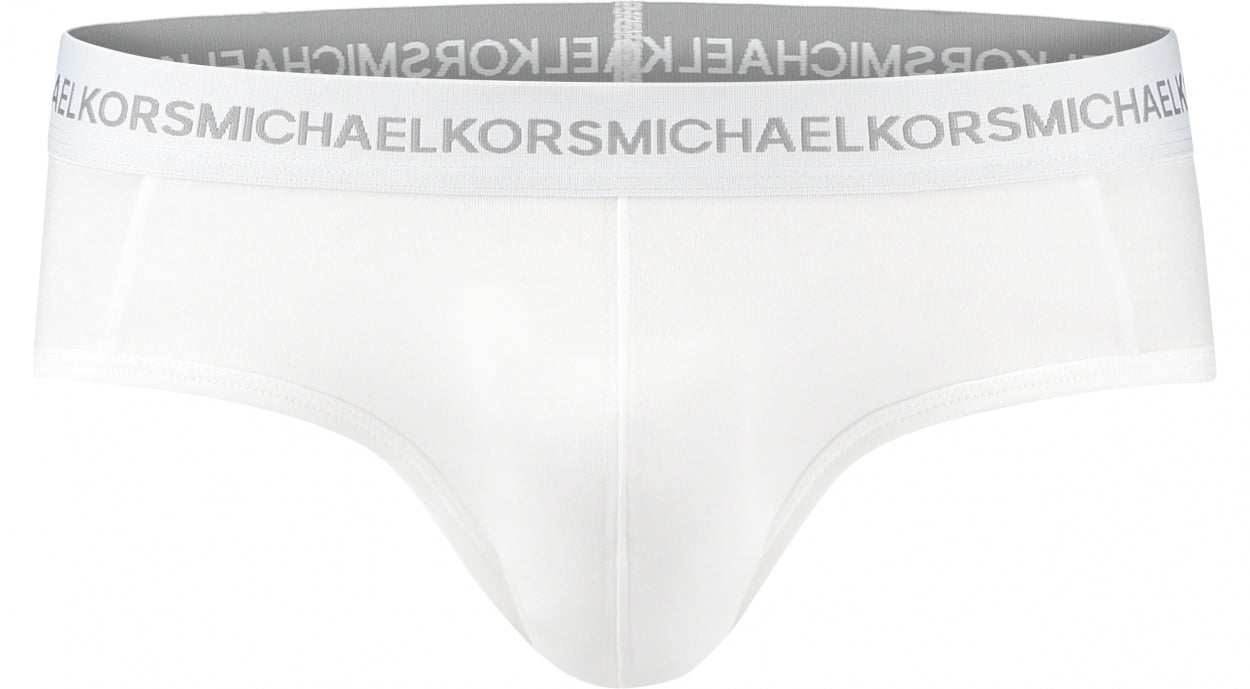 Mens Michael Kors Stretch Factor Basic Logo Briefs - 3 Pack