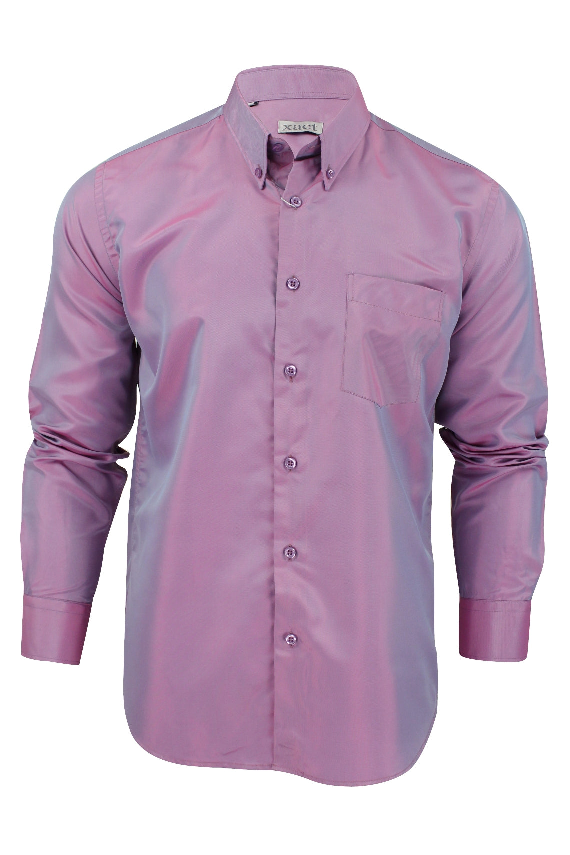 Mens Tonic Two Tone Shirt - Xact Clothing Long Sleeve Shirt