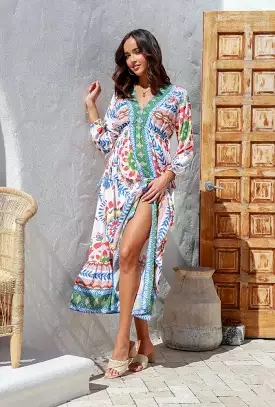 Mexican Baja Maxi Dress - Google SEO: Mexican Boho Maxi Dress