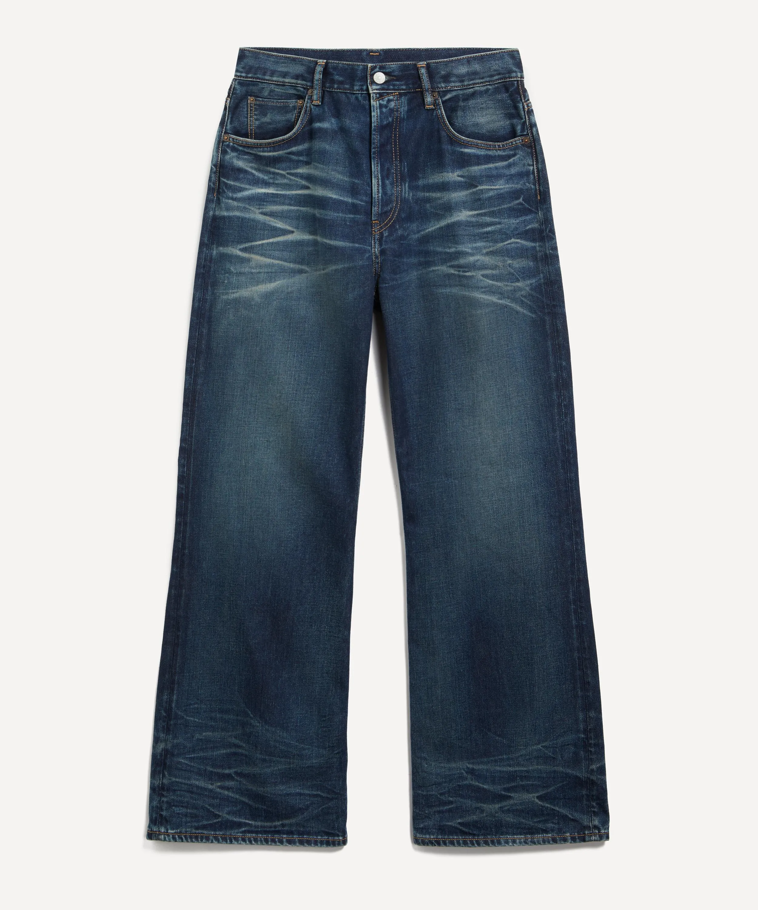 2021M Mid Blue Loose Fit Jeans