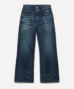 2021M Mid Blue Loose Fit Jeans