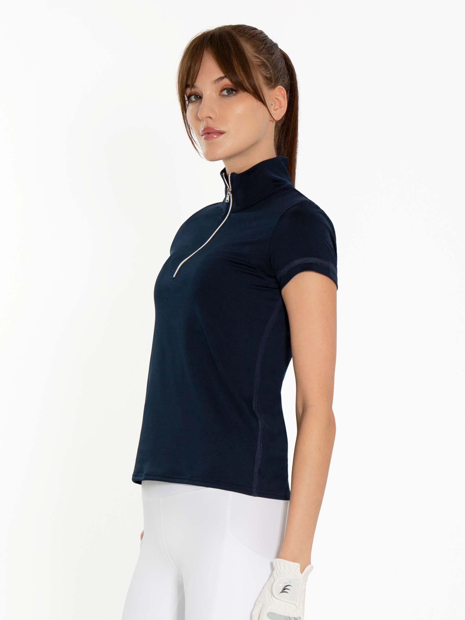 Midnight Zone Short Sleeve Quarter Zip Top