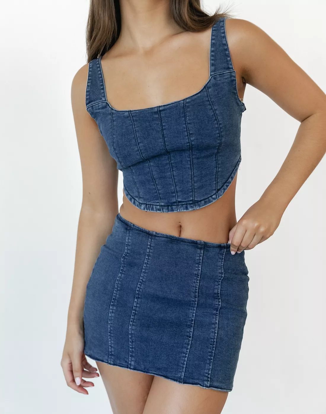 Mini Denim Skirt | Shop the Focus Collection at [Website Name]