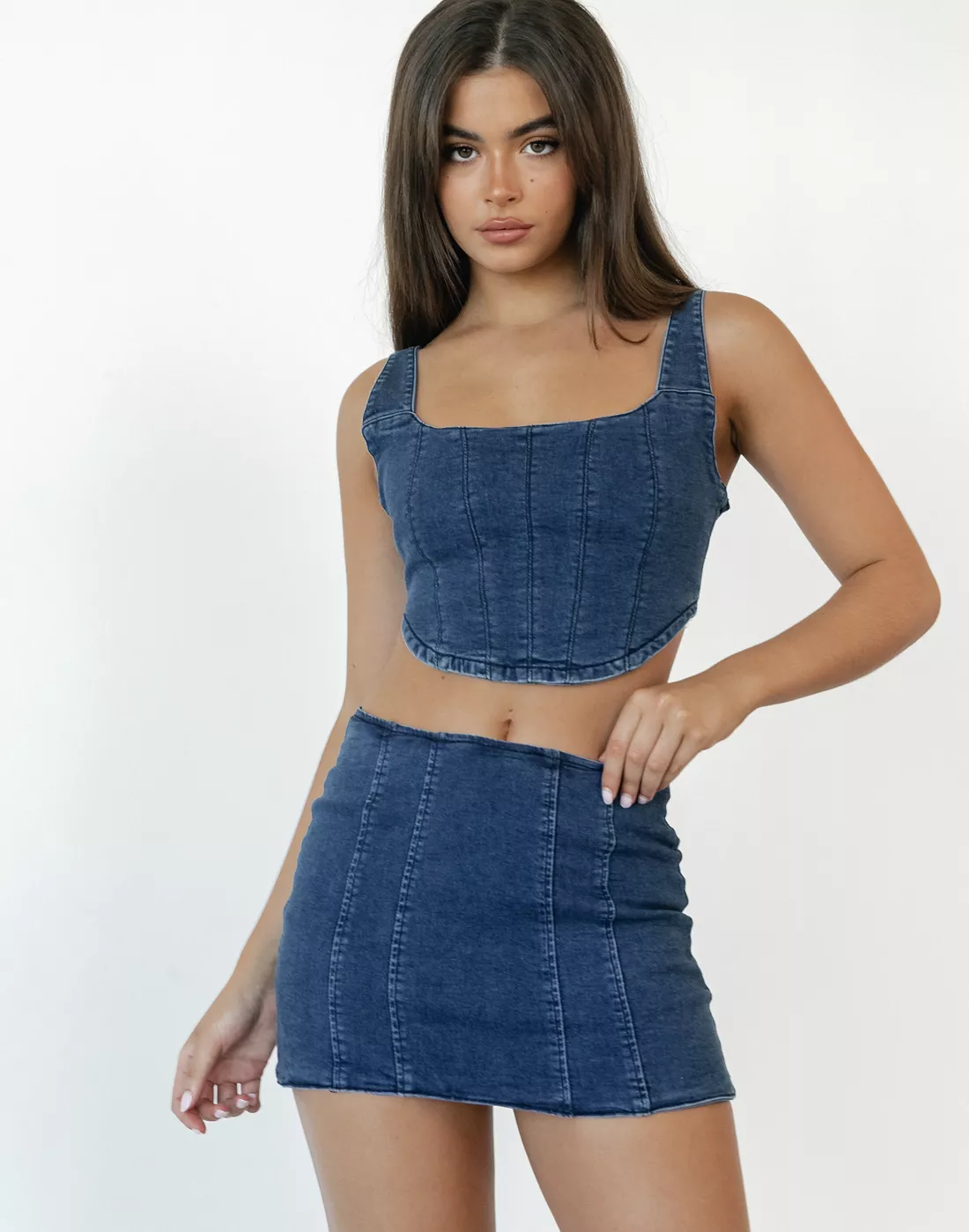 Mini Denim Skirt | Shop the Focus Collection at [Website Name]