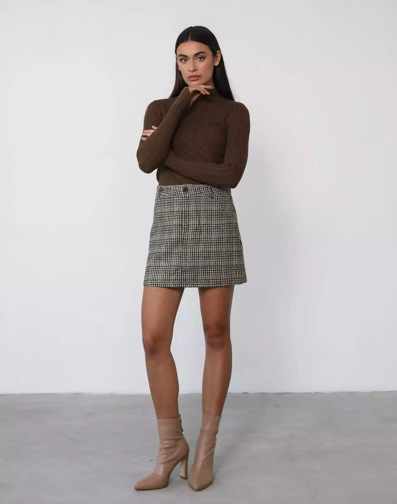 Mini skirt with Justine design