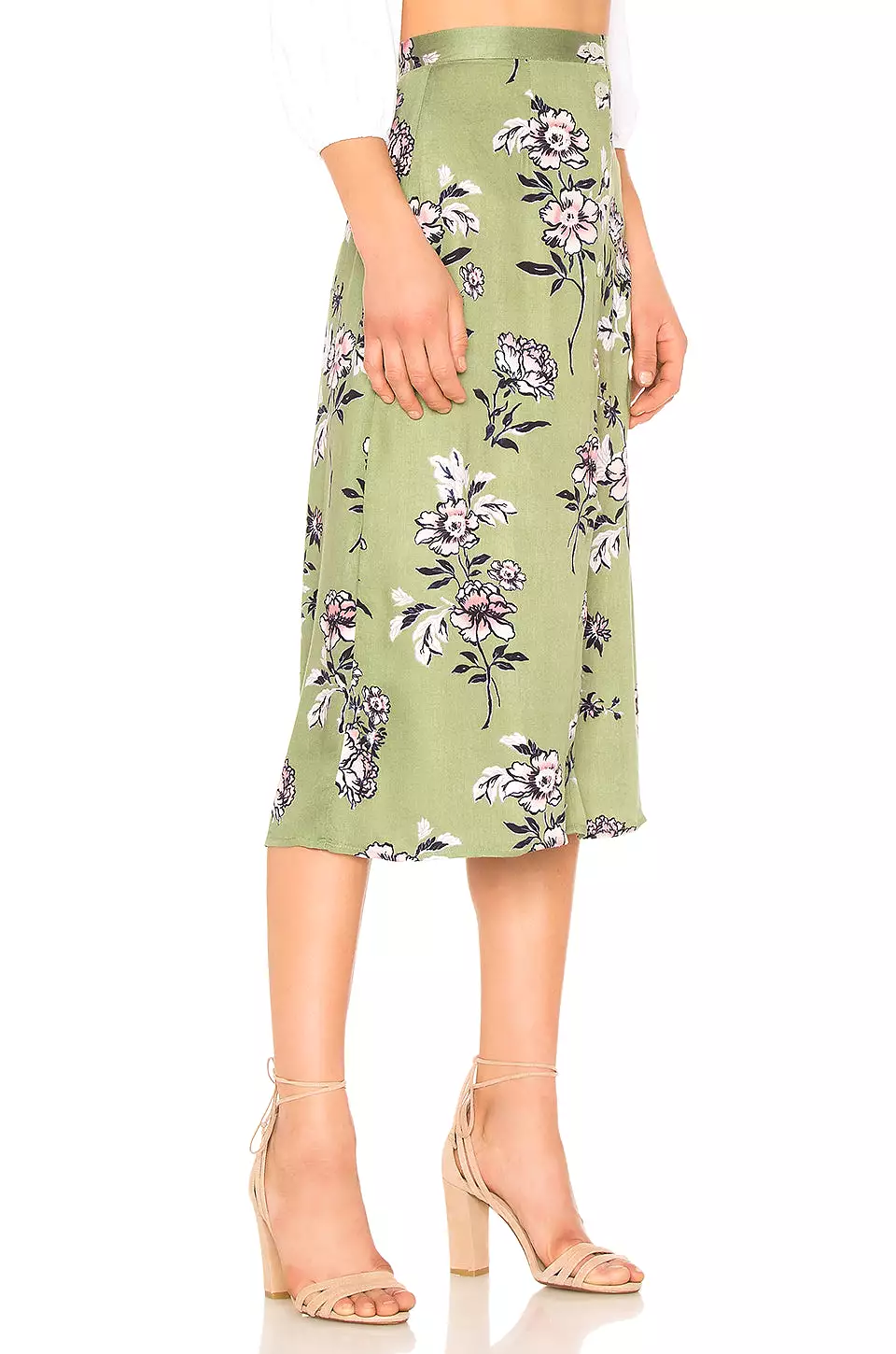 MINKPINK Wanderer Buttoned Midi Skirt