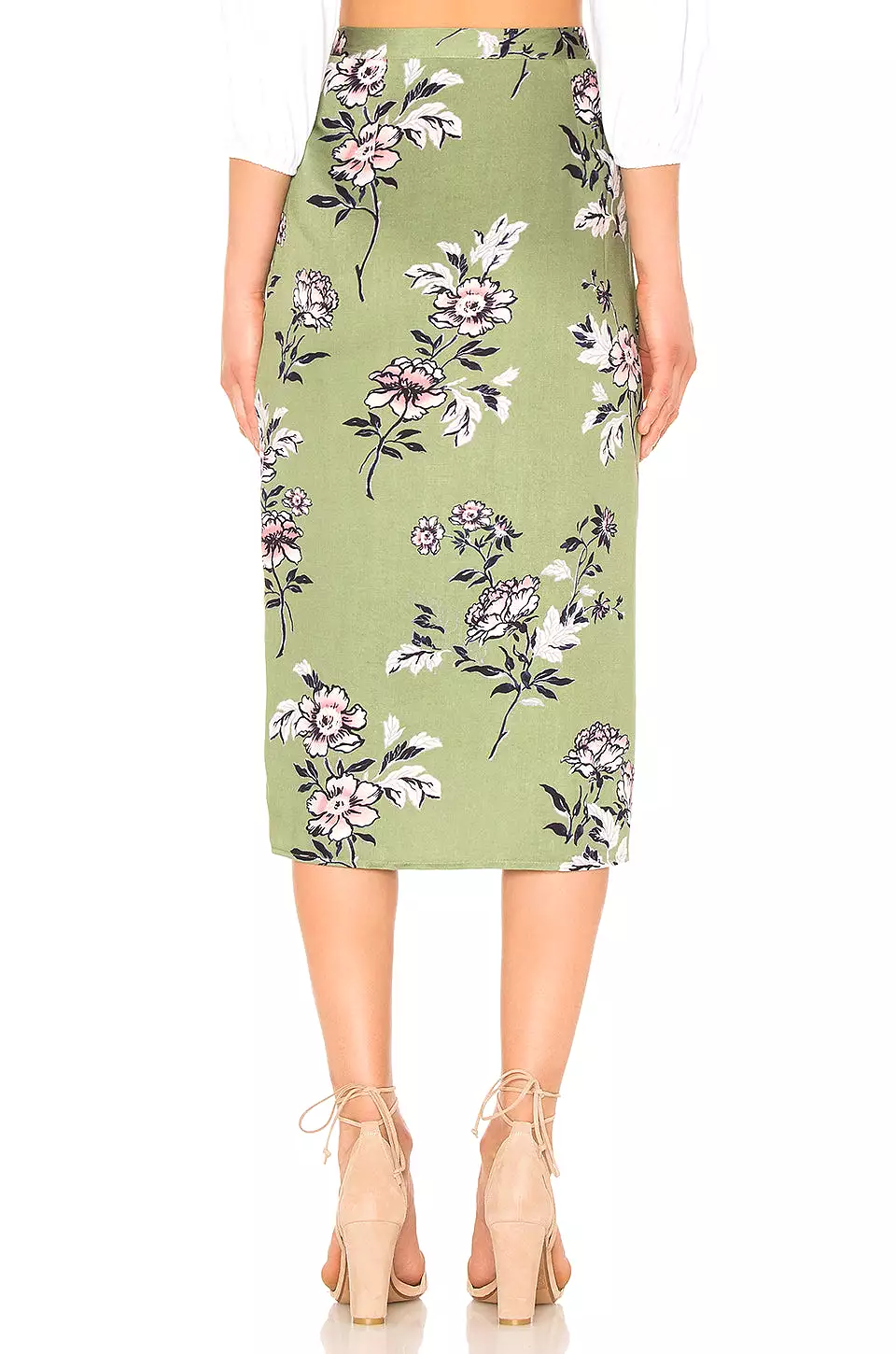 MINKPINK Wanderer Buttoned Midi Skirt