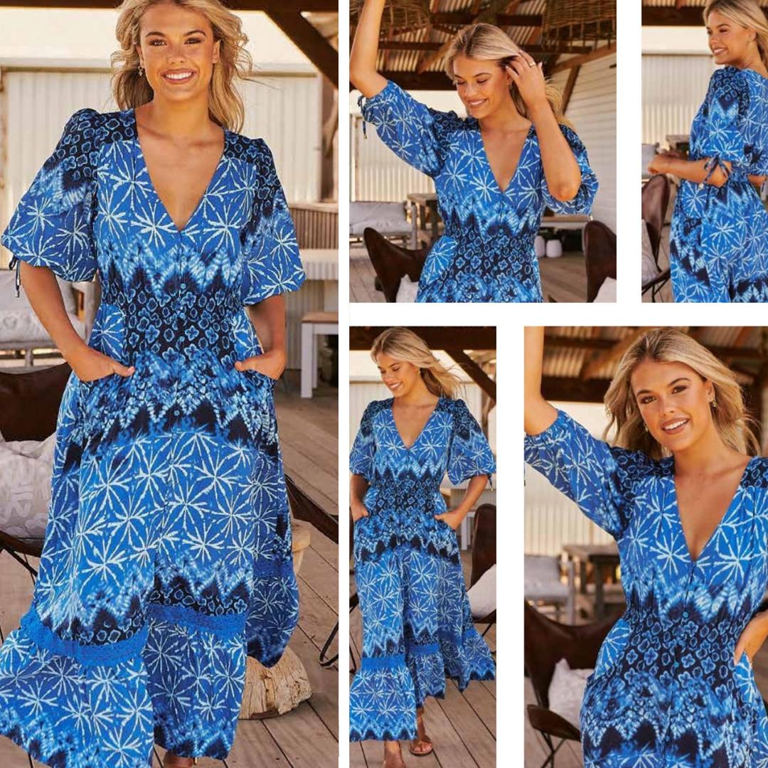 Molli Maxi Dress - Tranquil Tides Collection - Best Price, Shop Now!