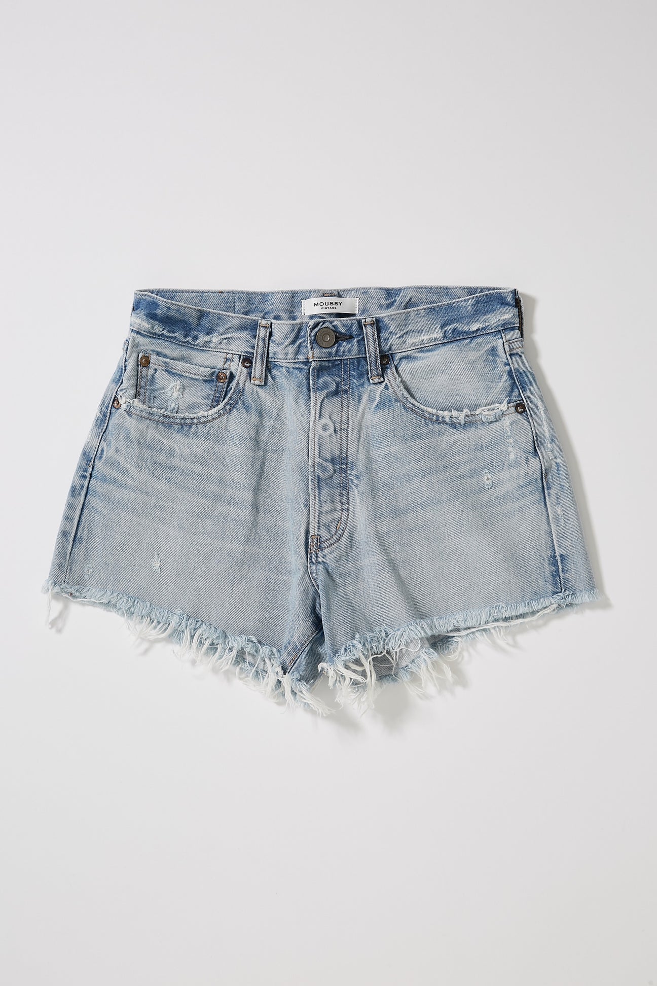 Moussy Light Blue Shorts