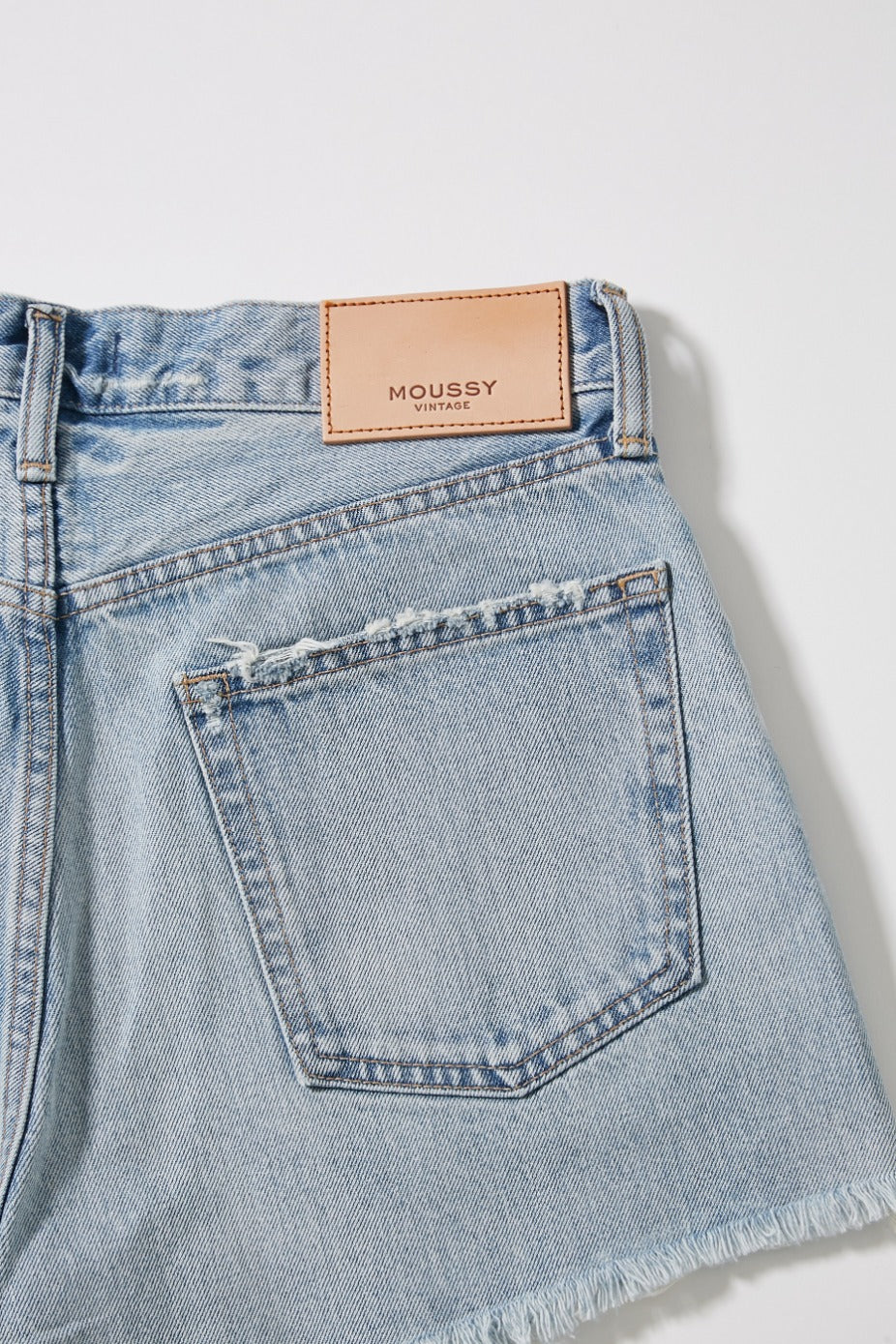 Moussy Light Blue Shorts