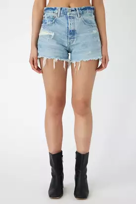 Moussy Vintage Wheatfield Shorts - Light Blue