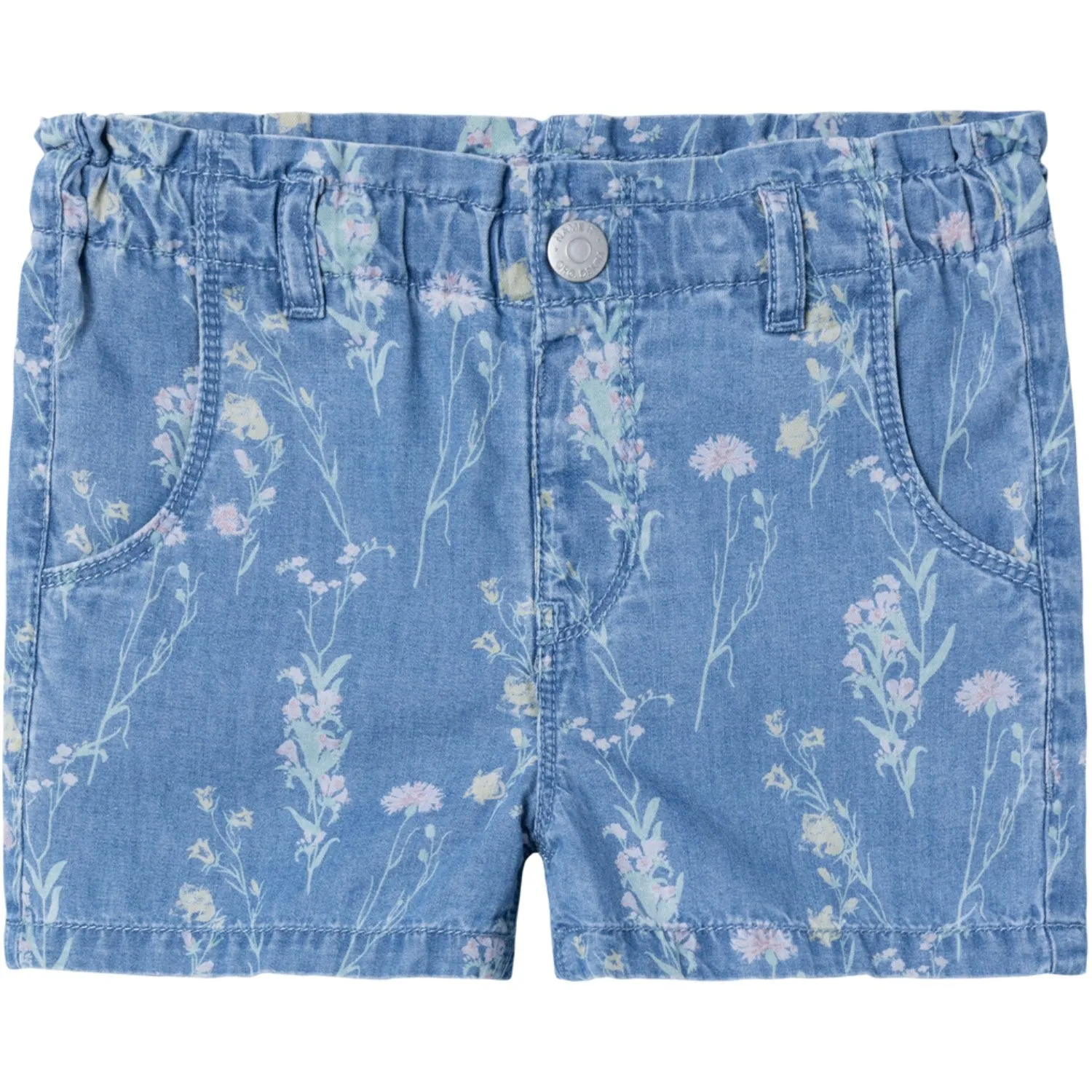 Medium Blue Denim Bella Baggy Denim Shorts from Name It