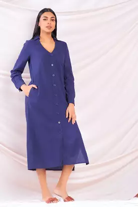 Navy Shirt Dress