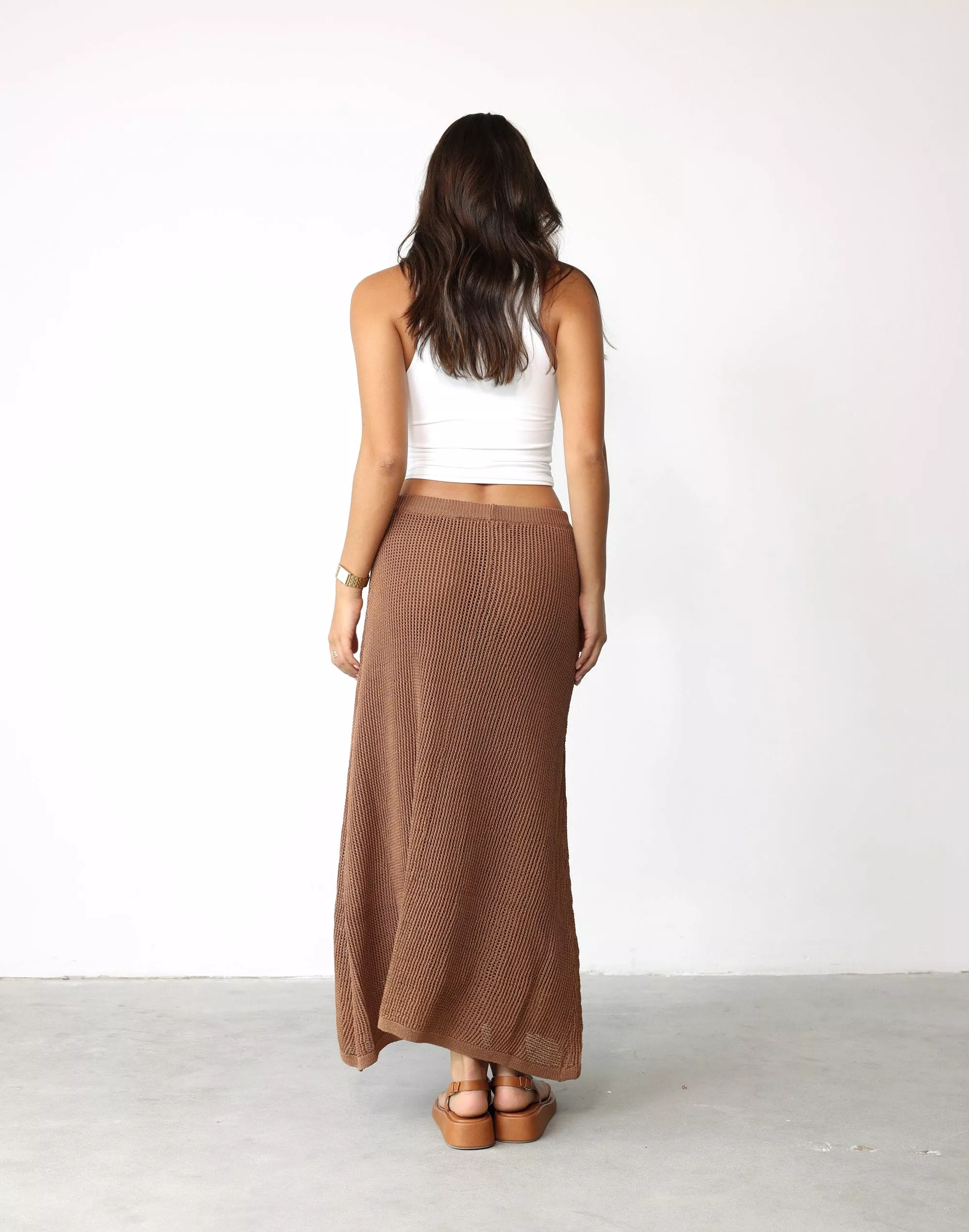 Niana Maxi Skirt Mocha