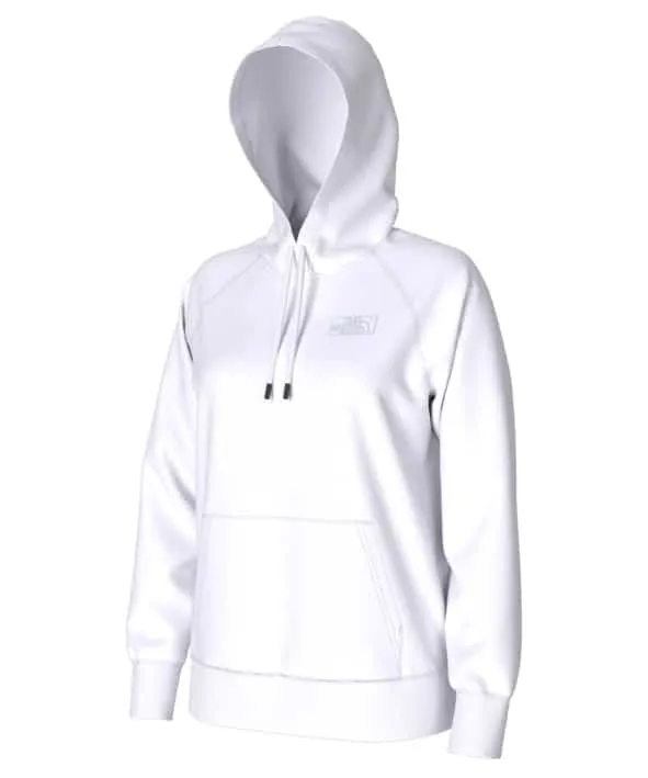 North Face Women's Graphic Injection Hoodie - TNF White/Acoustic Blue