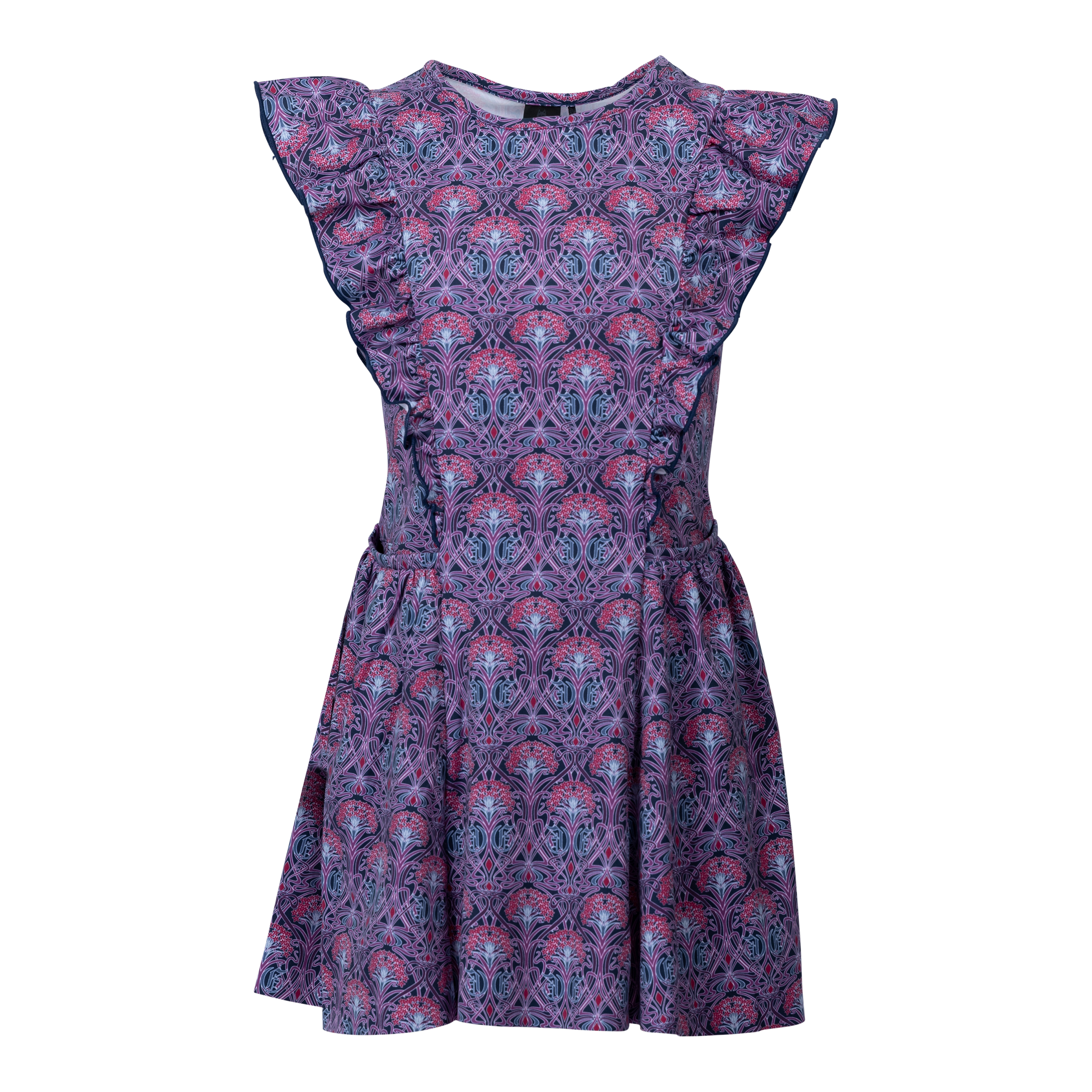 Nouveau Floral Phoenix Dress for Girls