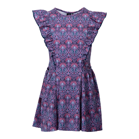 Nouveau Floral Phoenix Dress for Girls