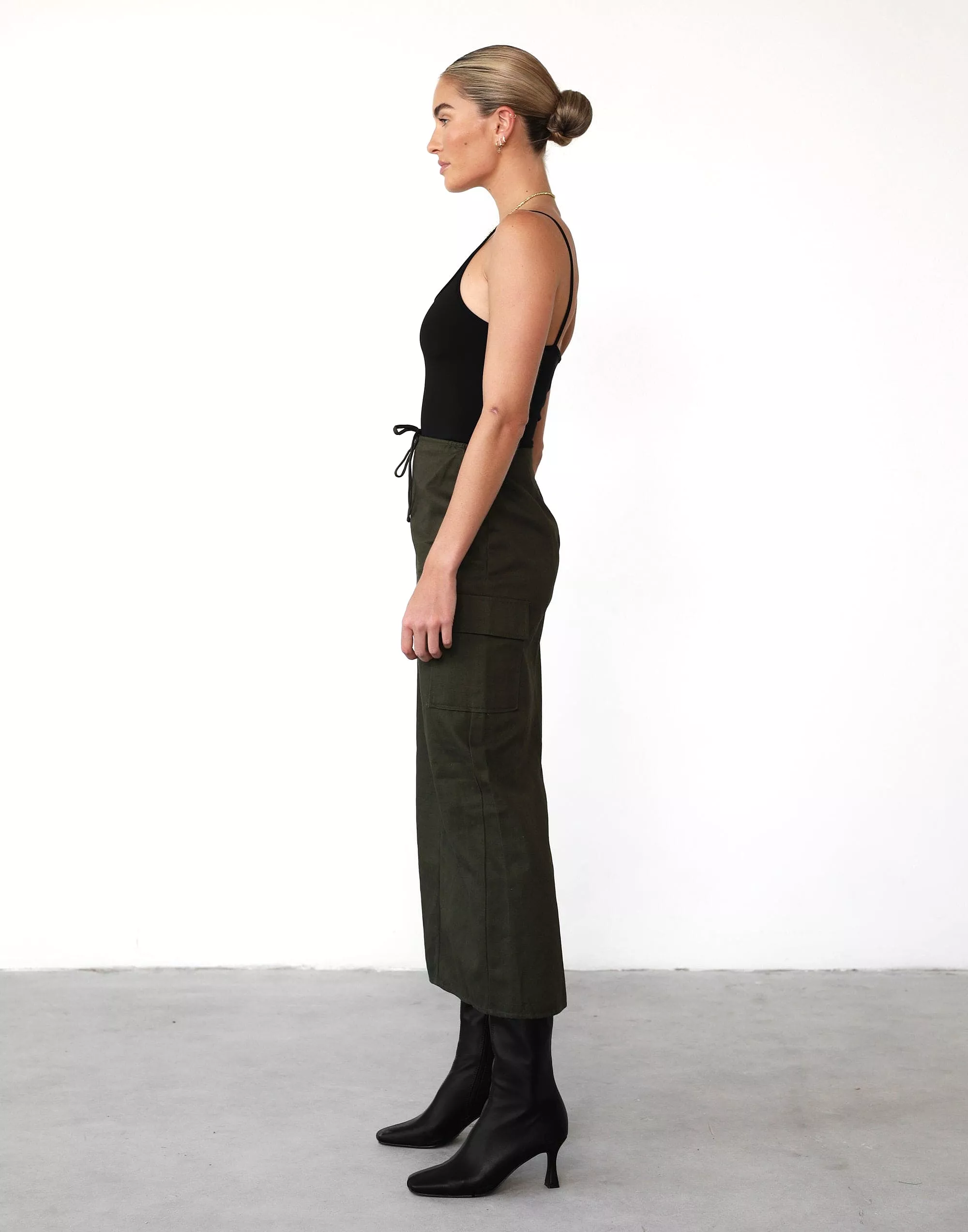 Now Maxi Skirt Moss